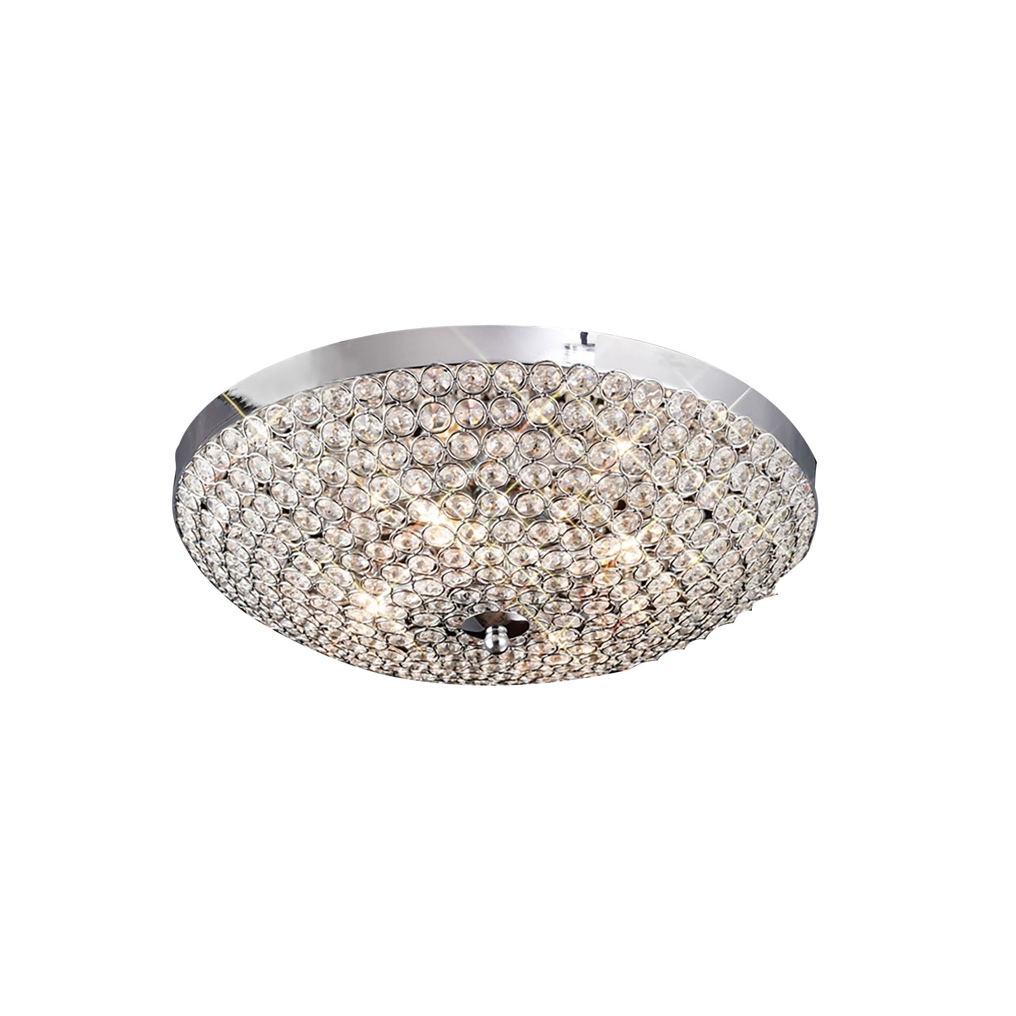 Diyas IL30187 Ava Ceiling 4 Light Polished Chrome/Crystal