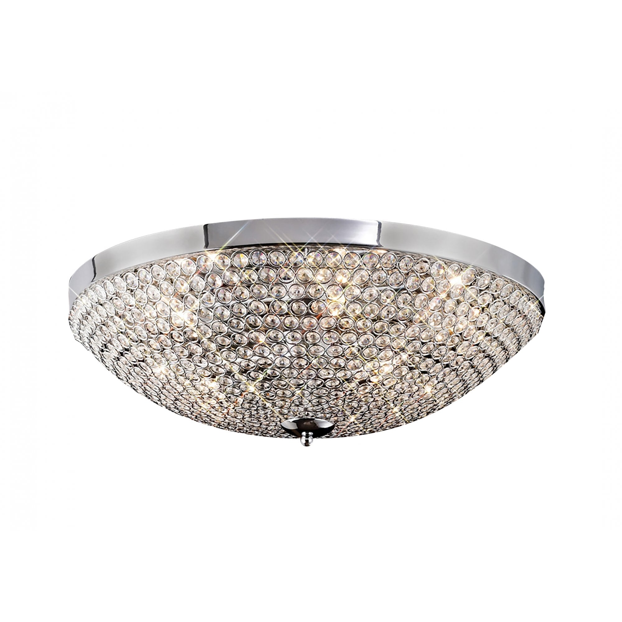 Diyas IL30188 Ava Ceiling 6 Light Polished Chrome/Crystal.