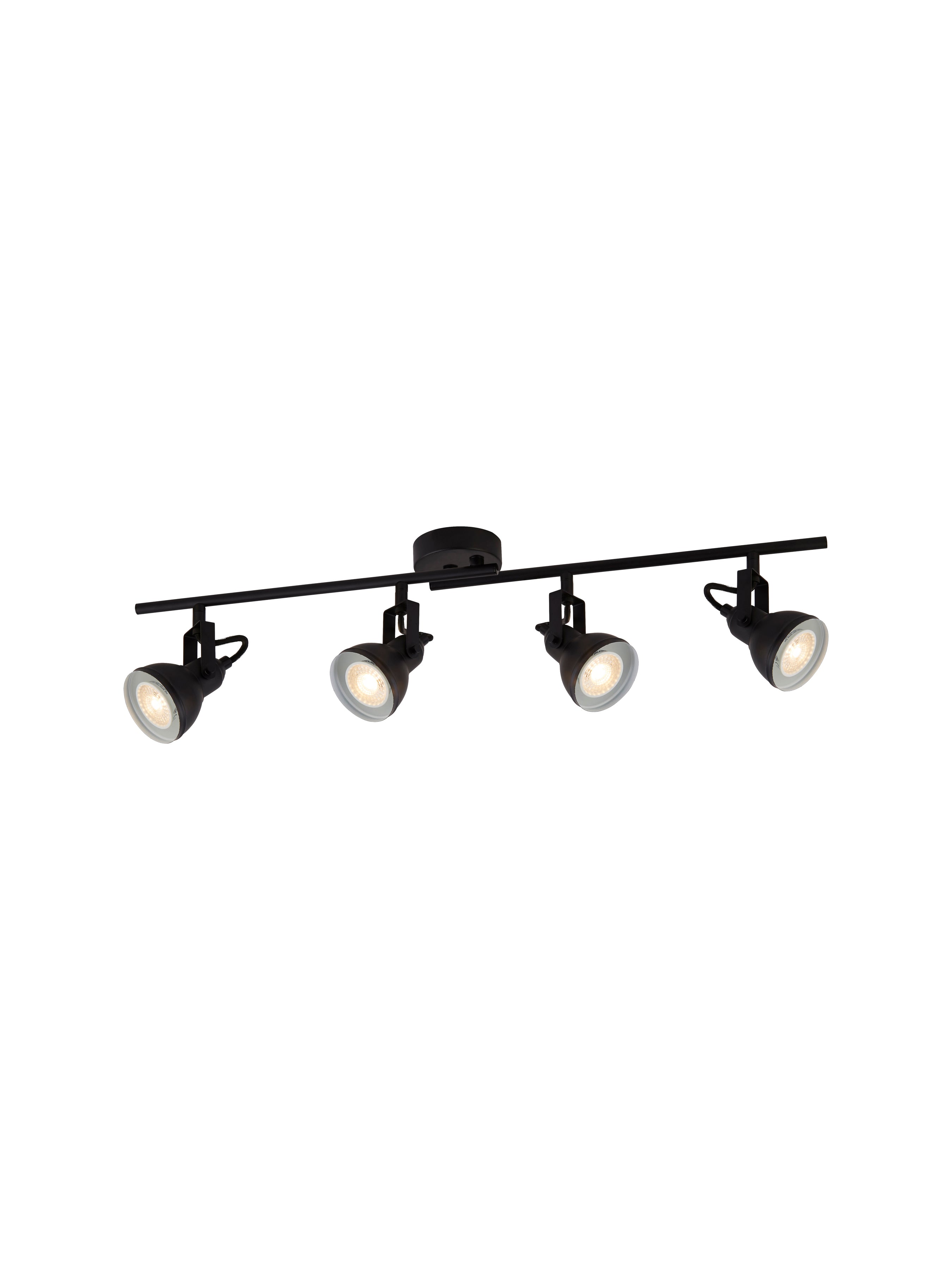 Searchlight Fielding 4 Light Spotlight Bar - Black