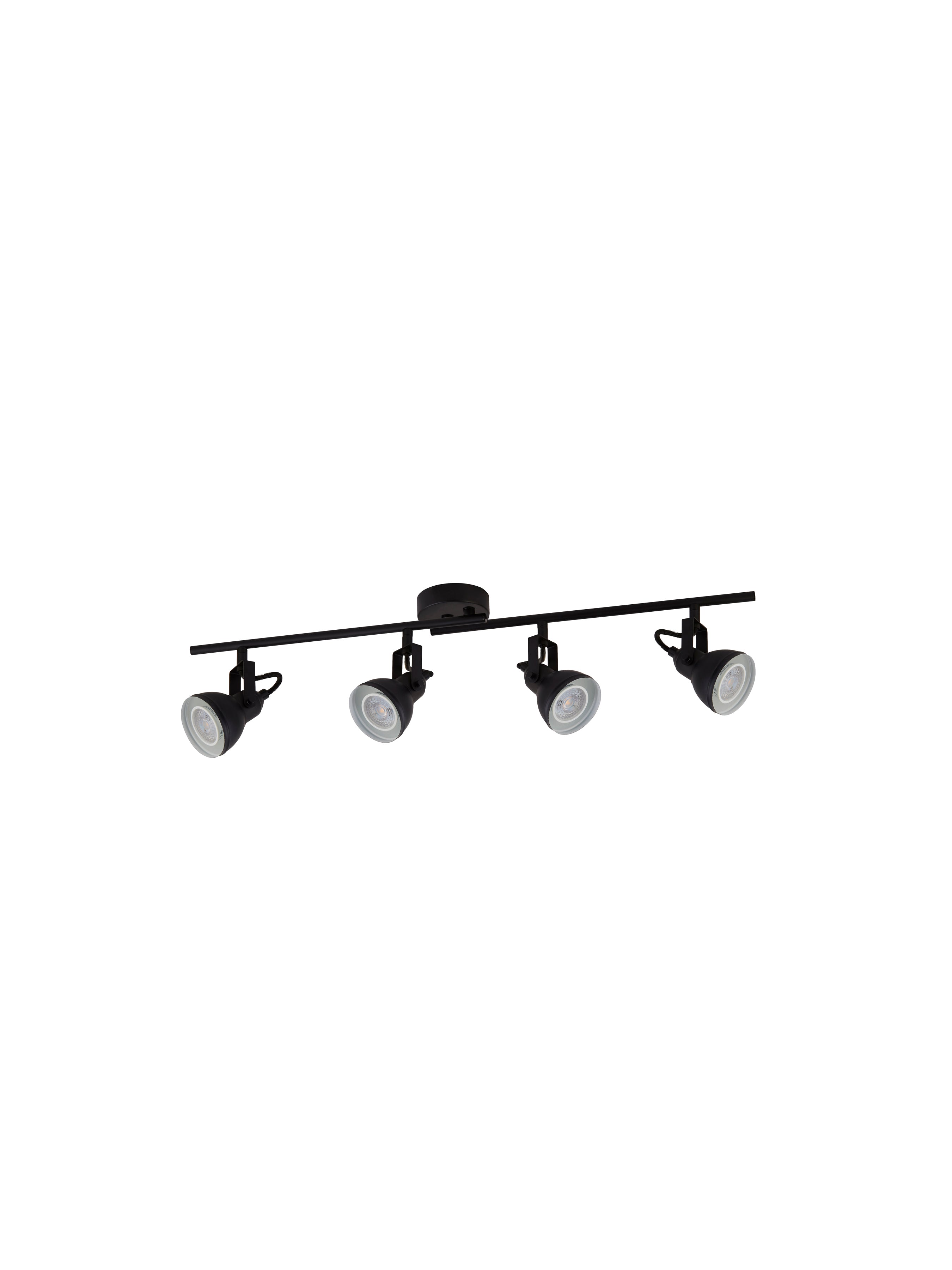 Searchlight Fielding 4 Light Spotlight Bar - Black
