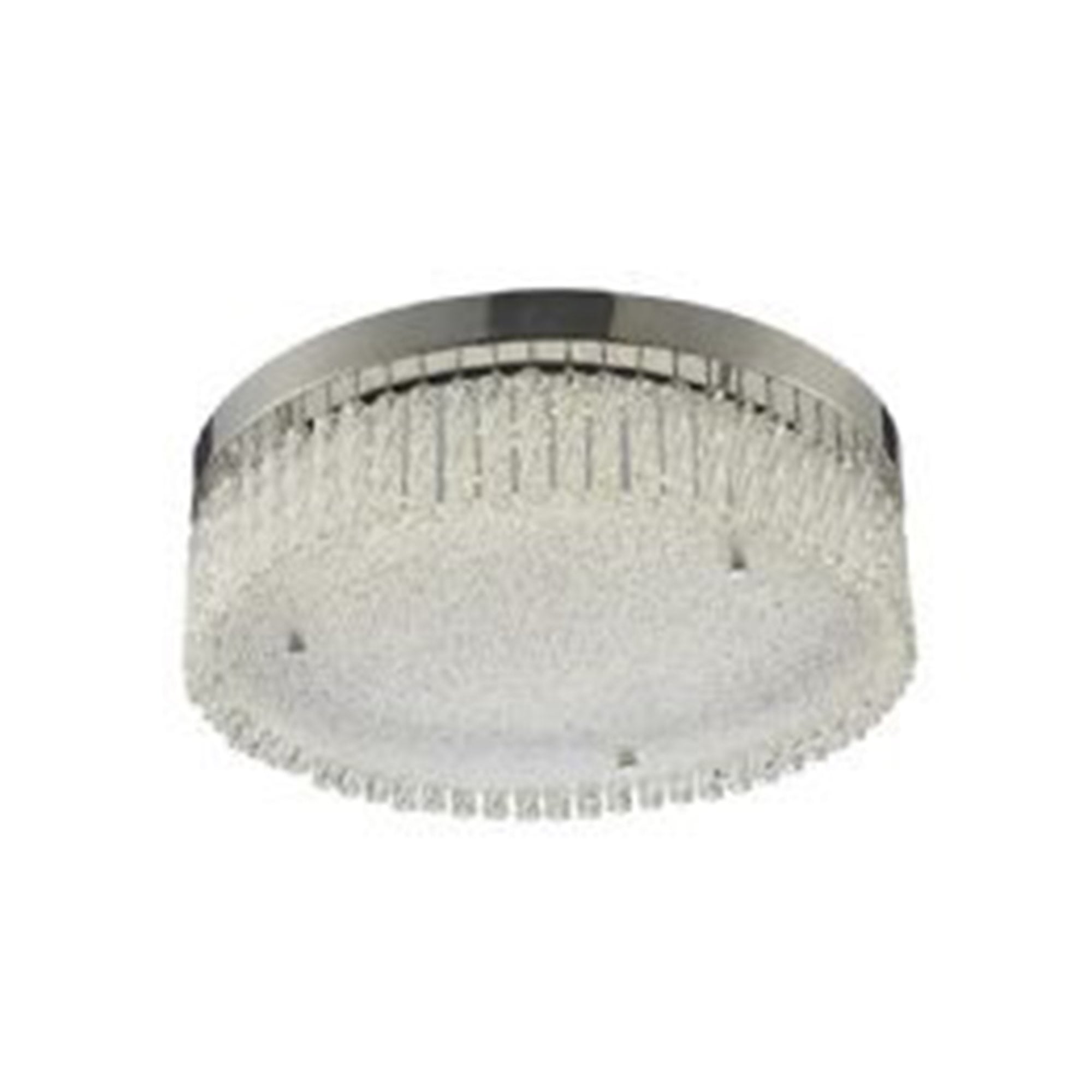 Diyas IL80055 Aiden Large Round Ceiling 21W 1900lm LED 4200K Polished Chrome/Crystal
