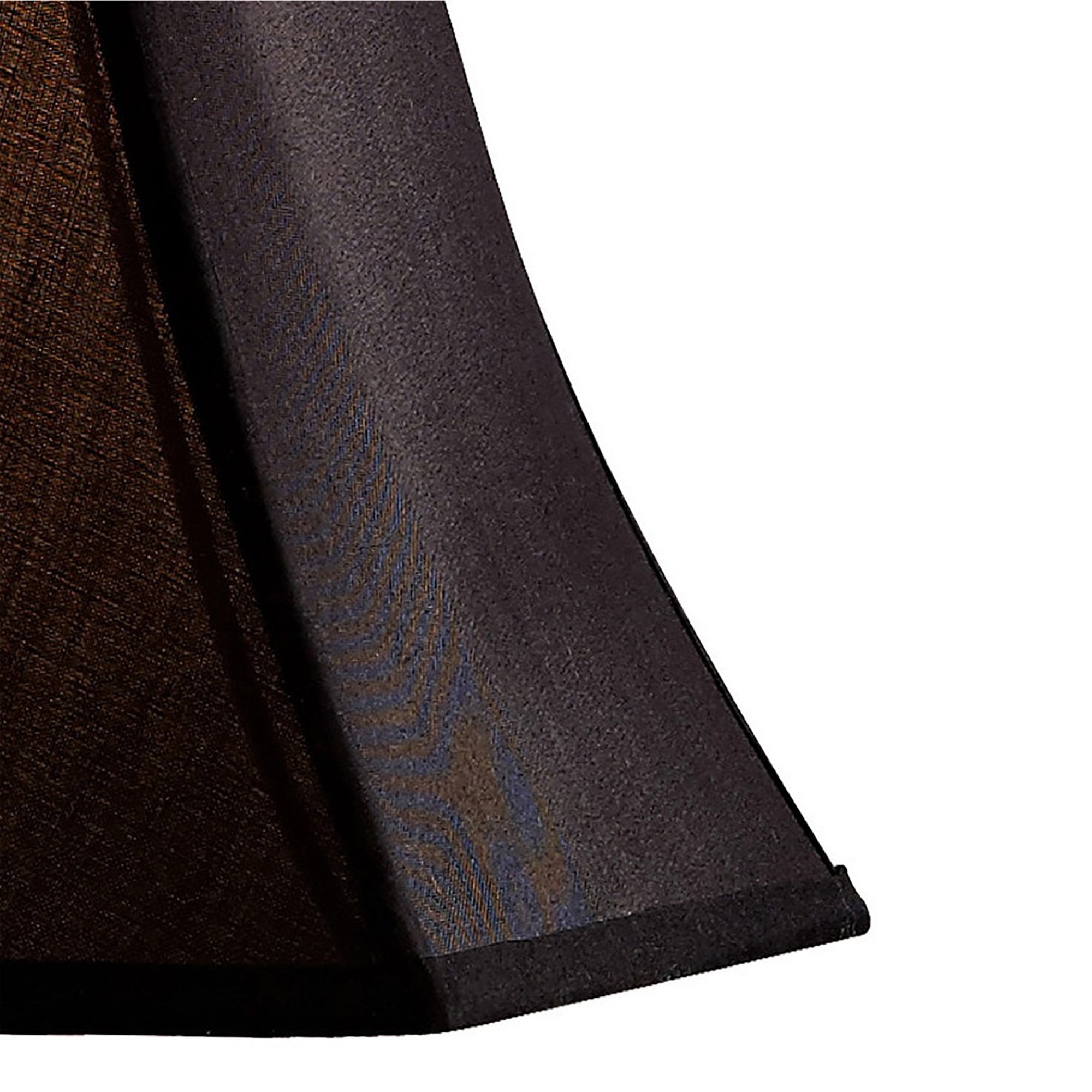 Diyas ILS20244 Contessa Square Shade - Black 19/35.5cm - Shade Only