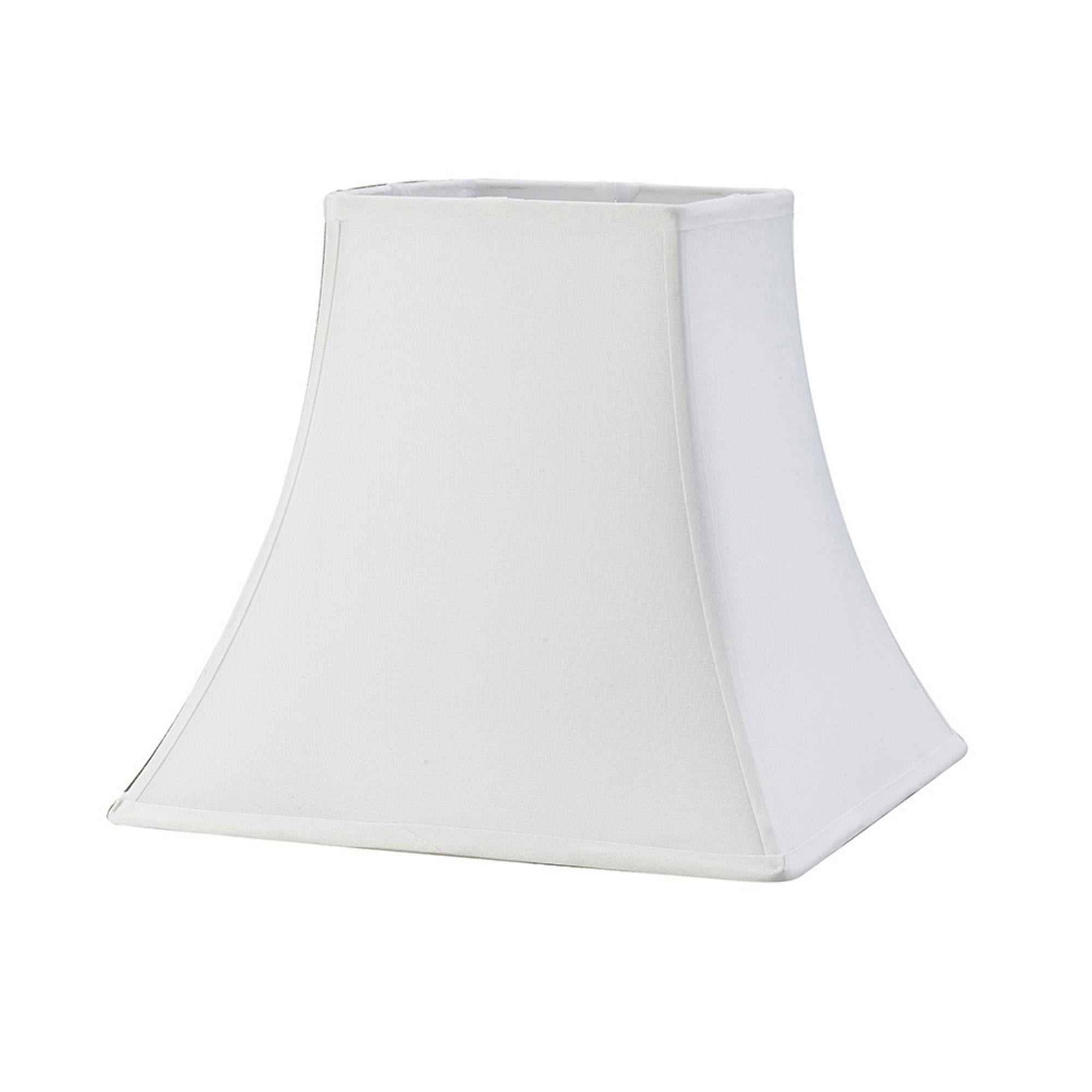 Diyas ILS20254 Contessa Square Large Shade - White 19/35.5cm - Shade Only