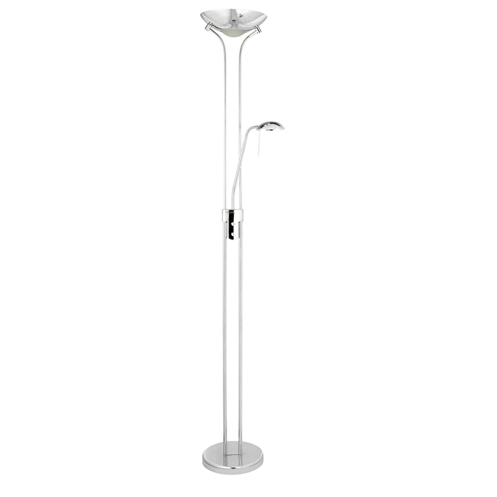 Searchlight LED Mother & Child Floor Lamp - Chrome