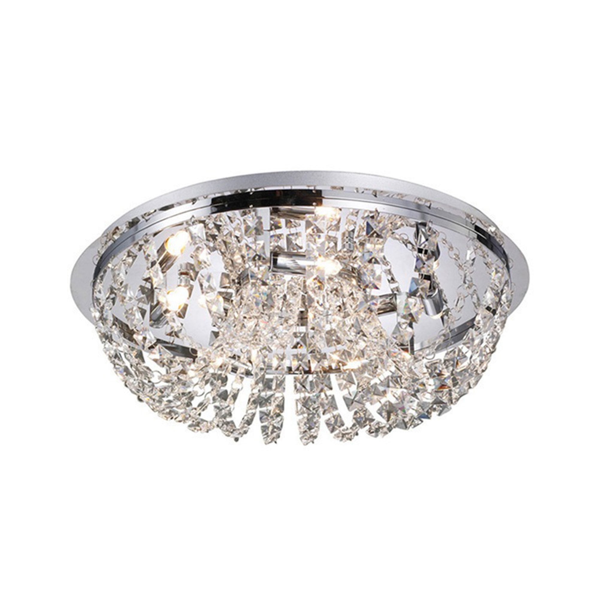 Diyas IL30043 Cosmos Ceiling 5 Light Polished Chrome/Crystal