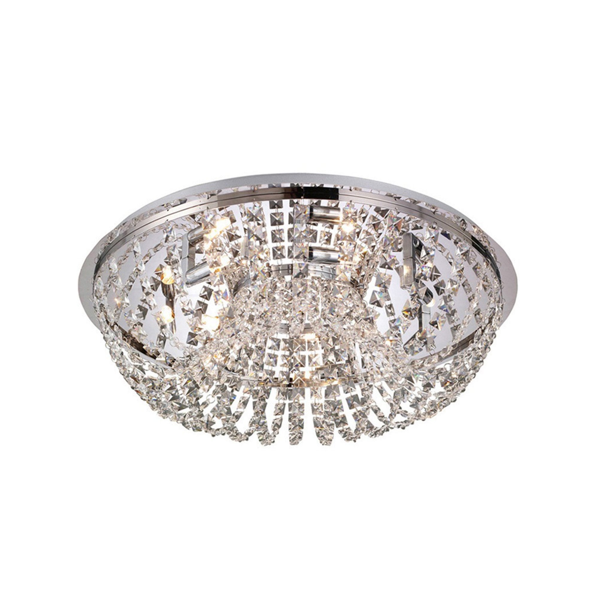 Diyas IL30044 Cosmos Ceiling 7 Light Polished Chrome/Crystal