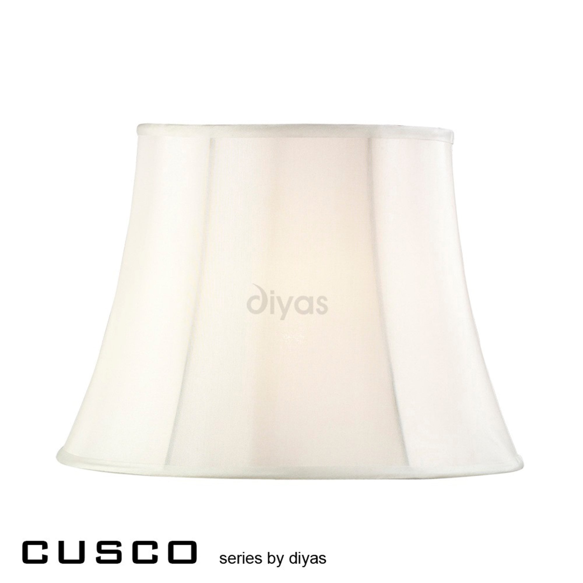 Diyas ILS20279 Cusco Hexagon Medium-Large Shade - Cream 19/35.5cm - Shade Only