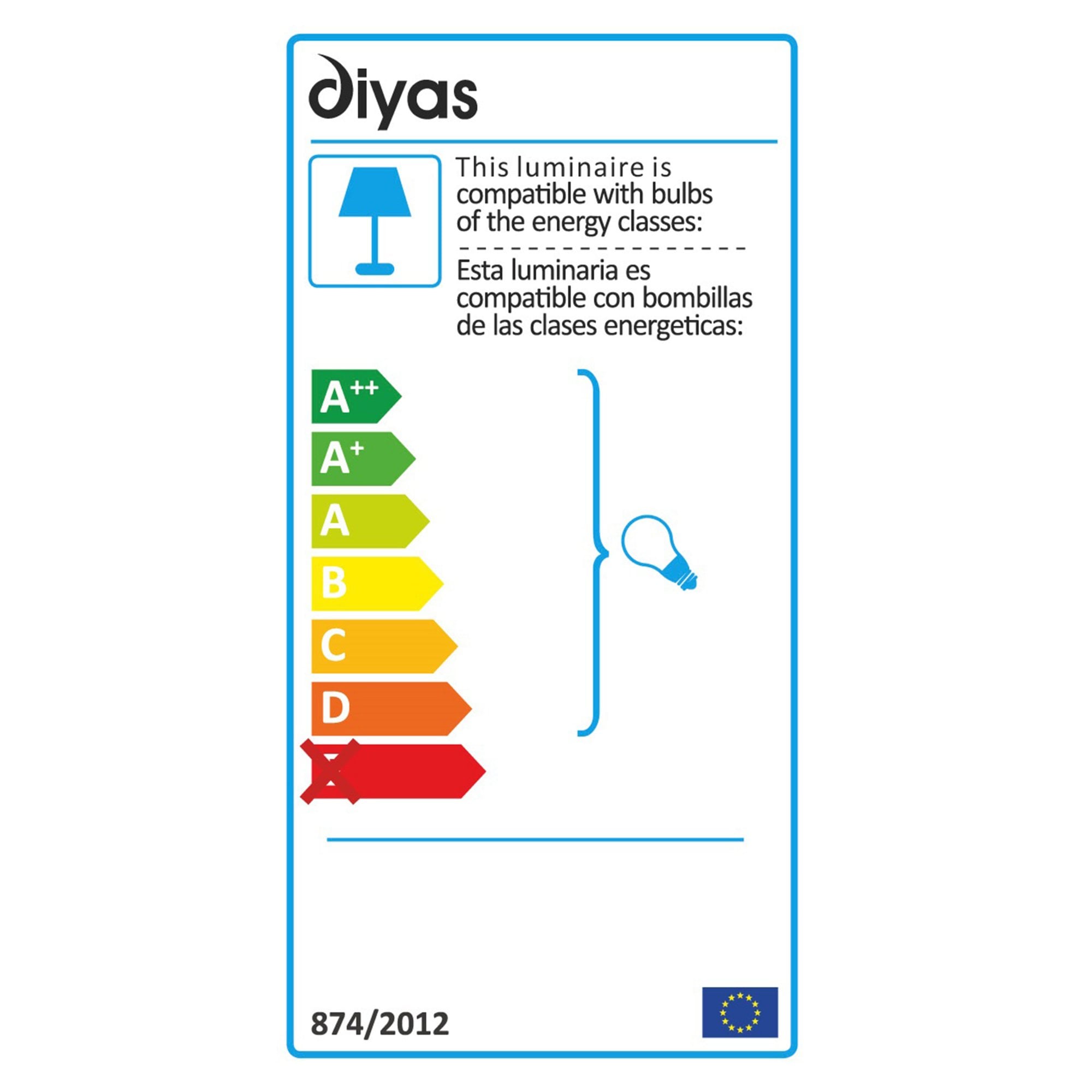 Diyas IL31420 Frances Pendant 14 Light Polished Chrome/Crystal