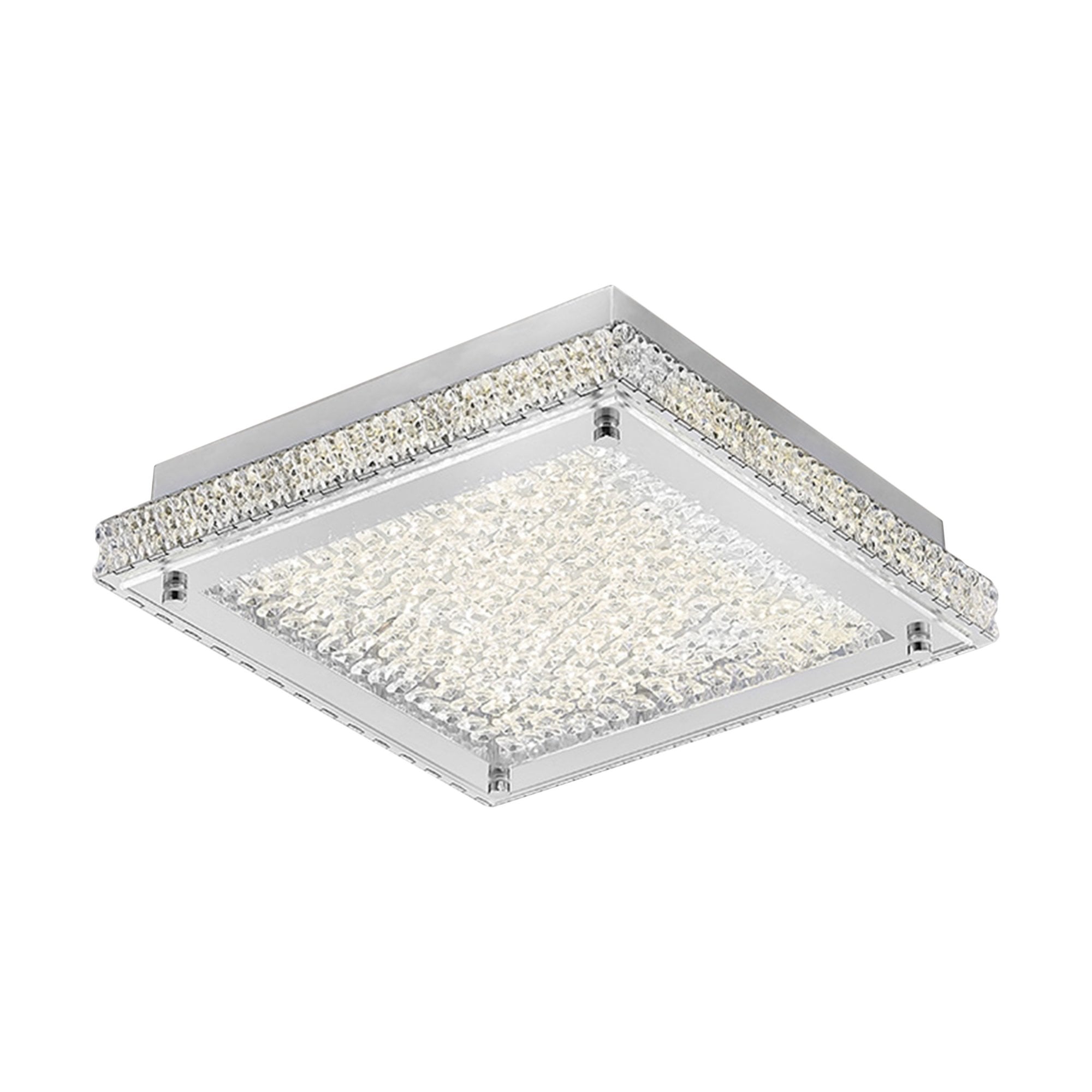 Diyas IL80071 Amelia Ceiling 18W 1800lm LED 4000K Stainless Steel/Crystal