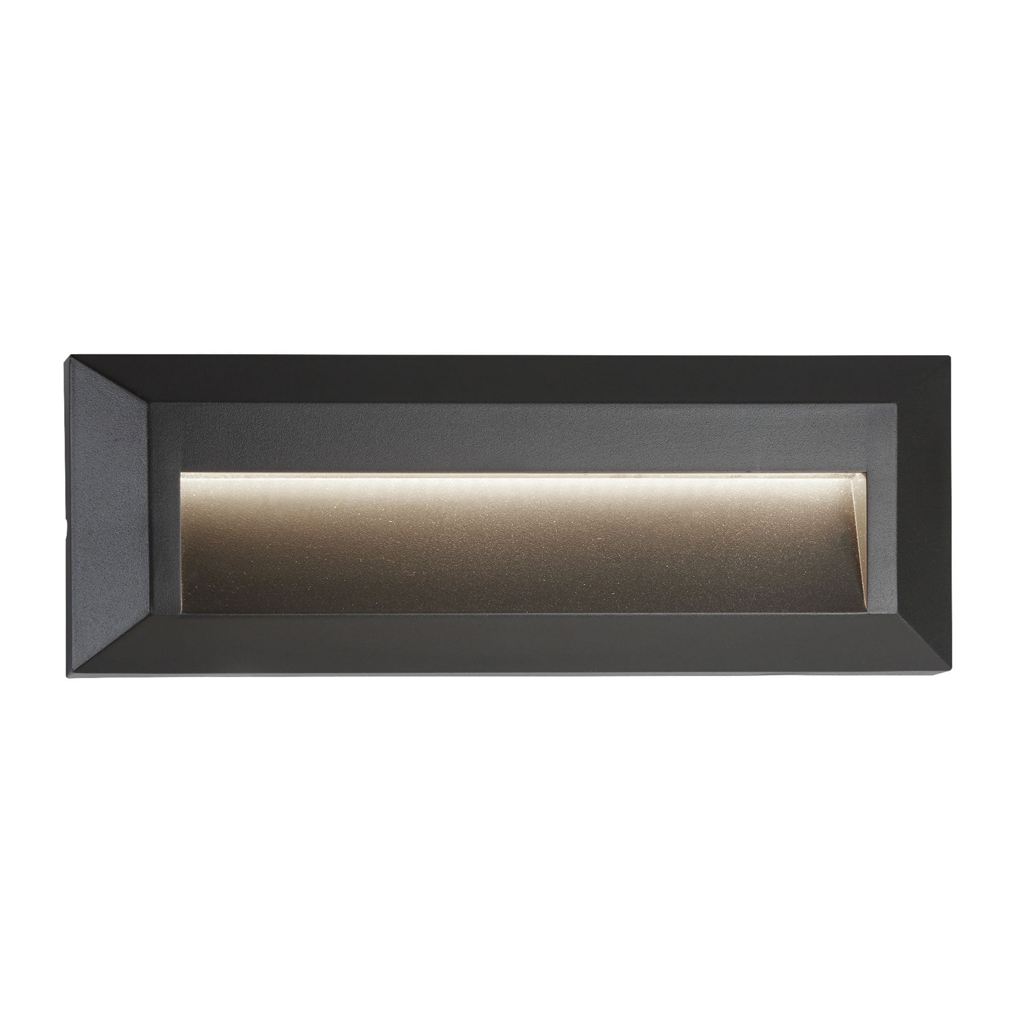 Searchlight Amberly LED Outdoor Slot Wall Light - Dark Grey Aluminium