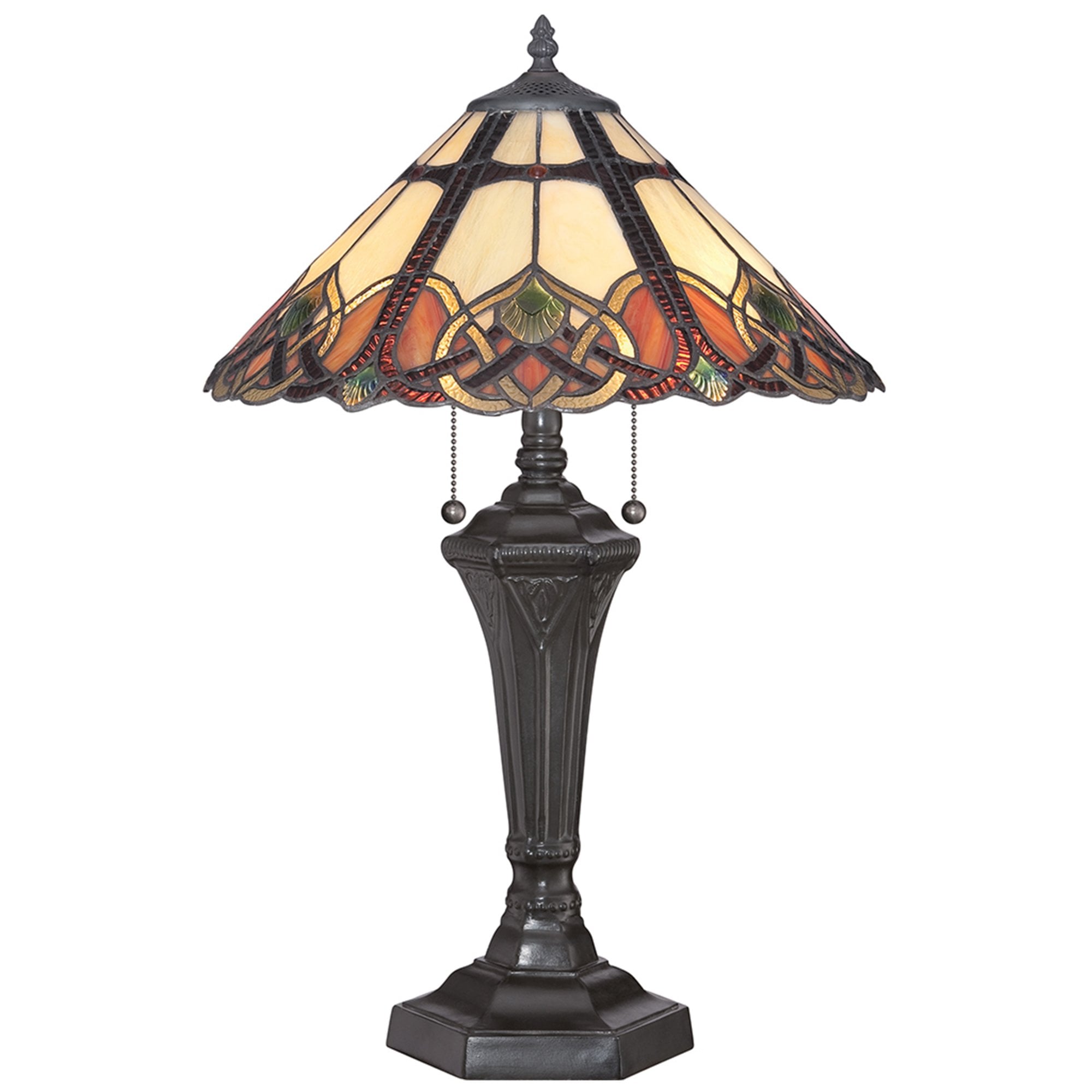 Quoizel Cambridge 2 Light Table Lamp - Vintage Bronze