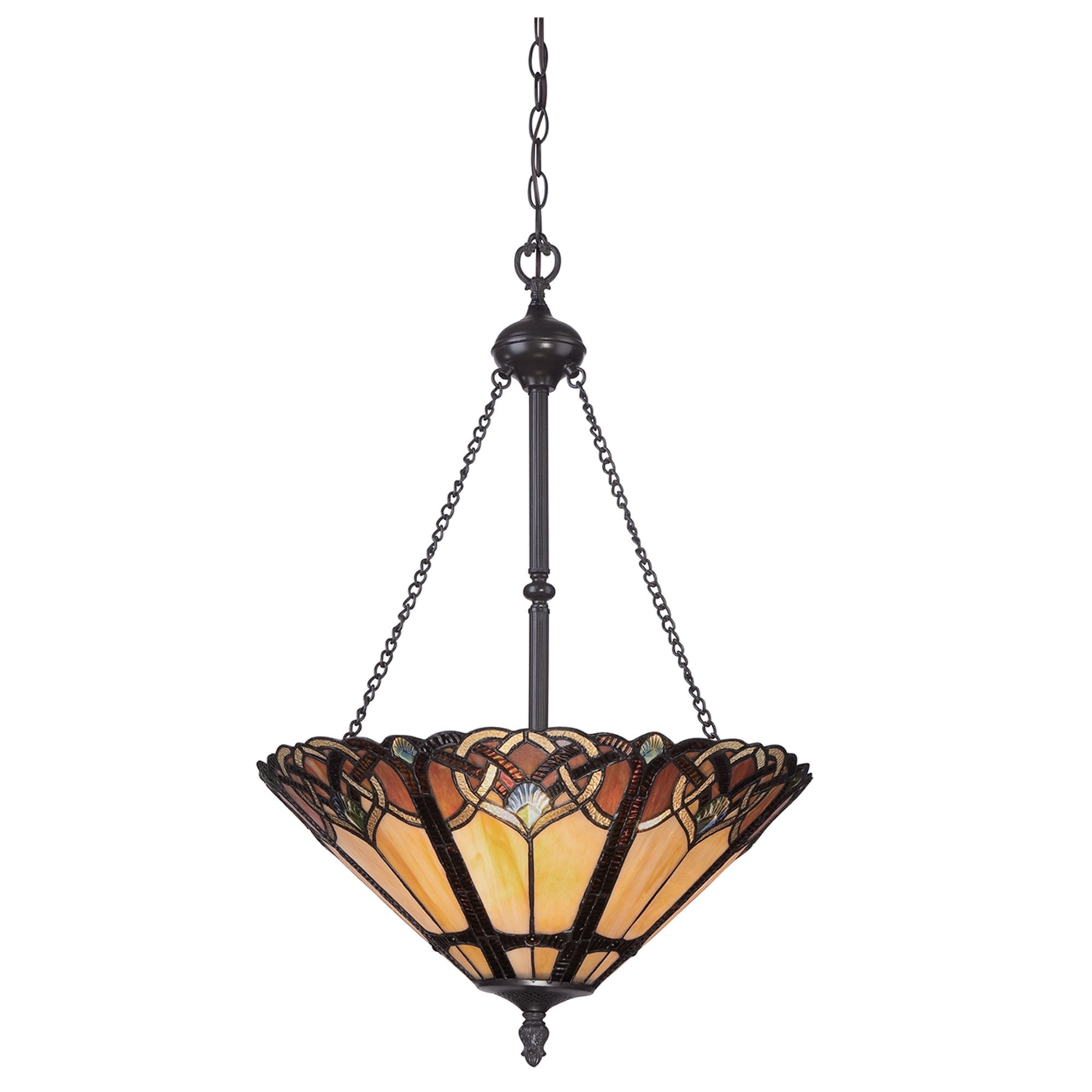 Quoizel Cambridge 3 Light Pendant - Vintage Bronze