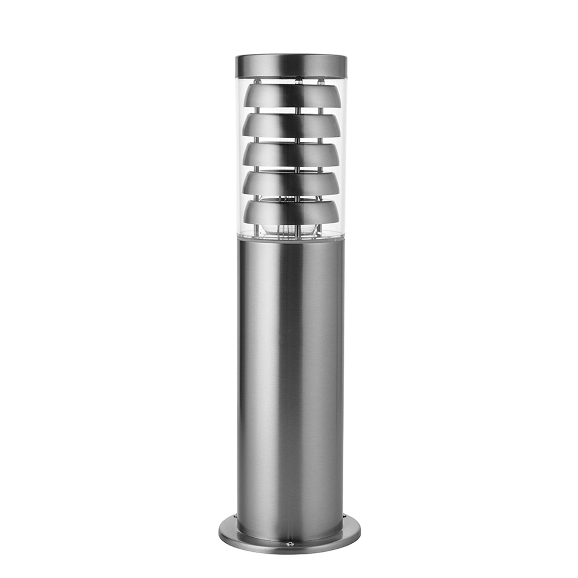 Saxby Tango Post IP44 - Brushed Stainless Steel - 450mm
