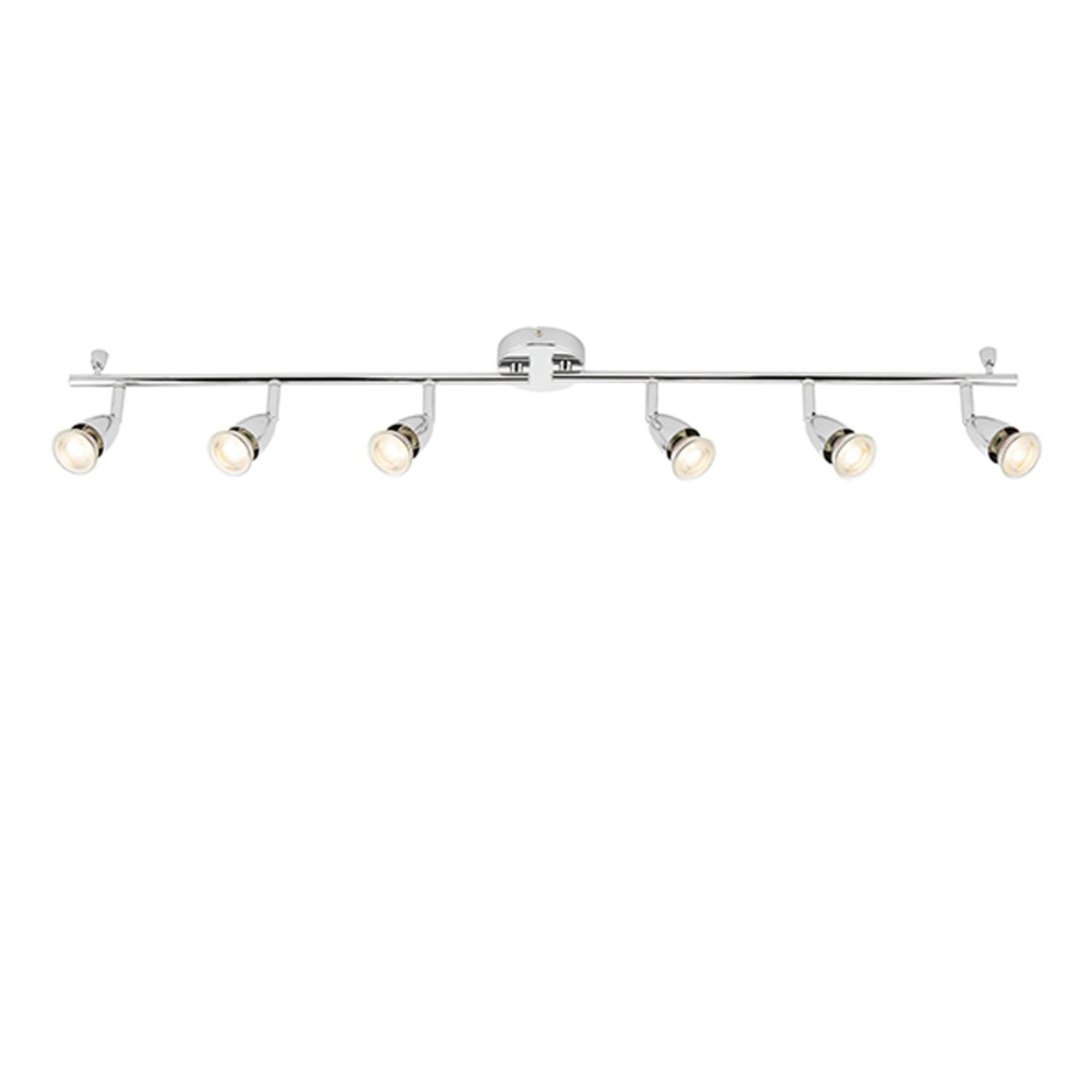 Saxby Amalfi 6 Light Bar Fitting - Chrome Plate