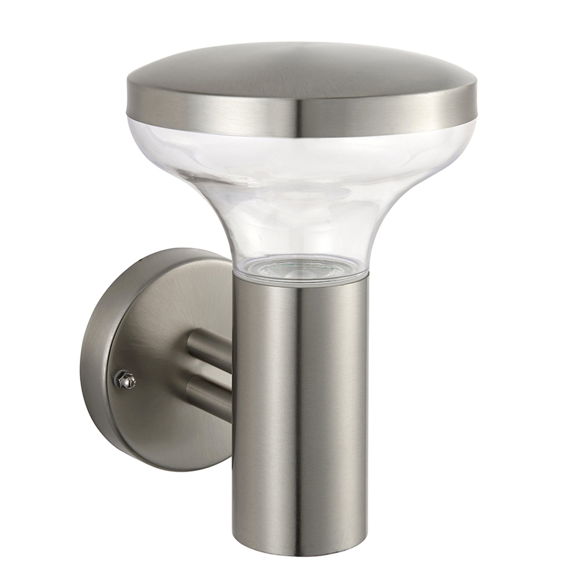 Saxby Roko Single Light Wall Fitting IP44 - Marine Grade Brushed Stainless Steel