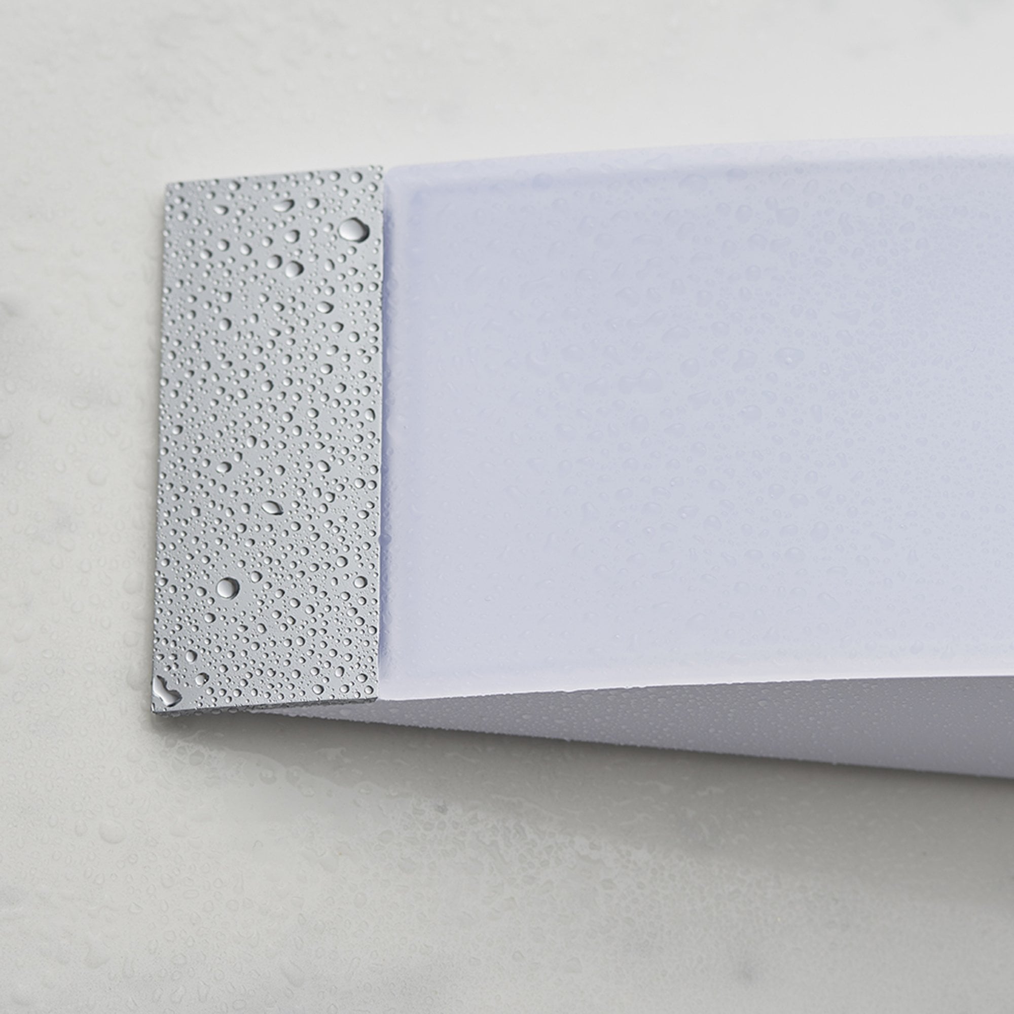 Endon Onan 2 Light Wall Light - Opal Pc & Chrome Acrylic