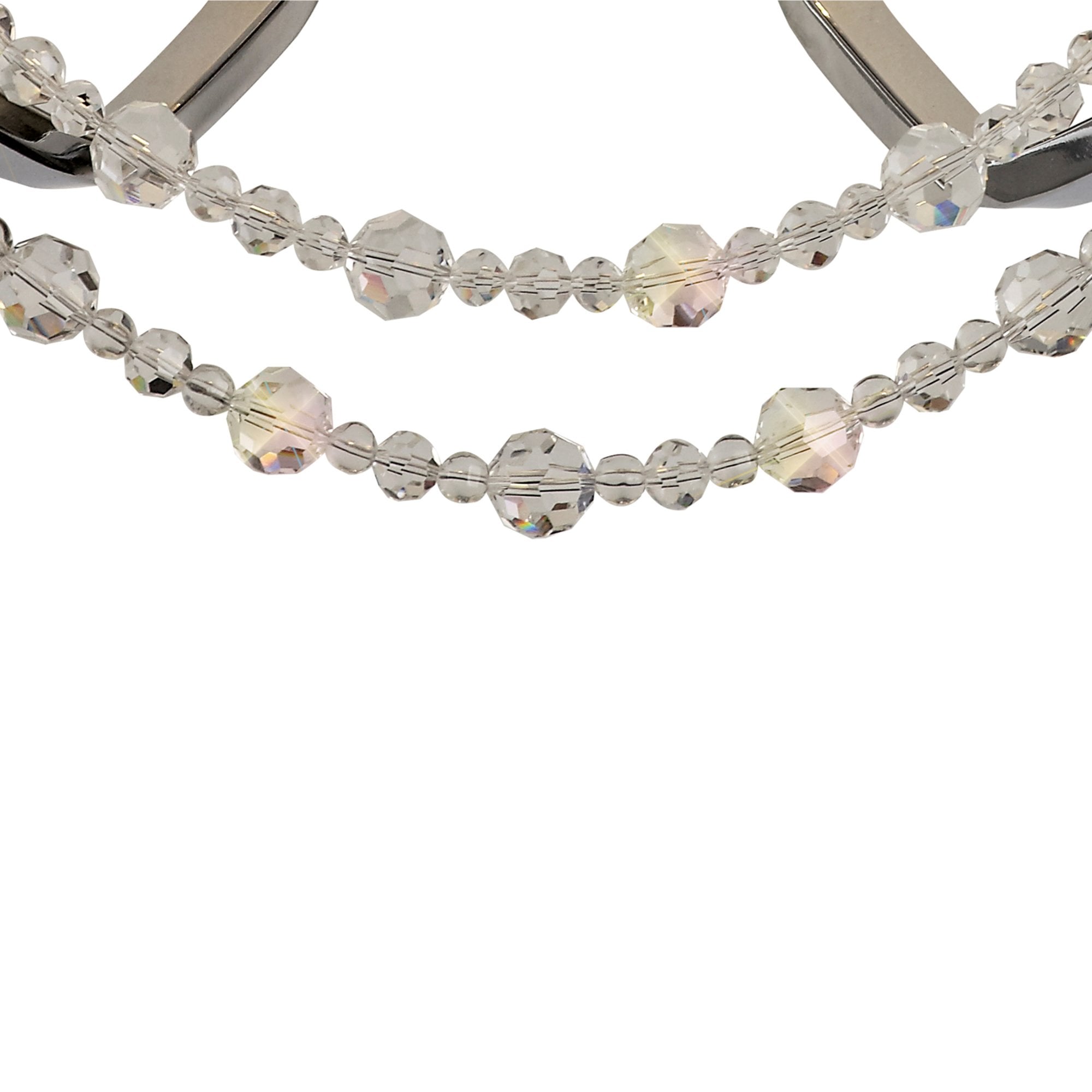 Diyas Armand Wall Lamp 2 Light E14 - Polished Chrome/Crystal