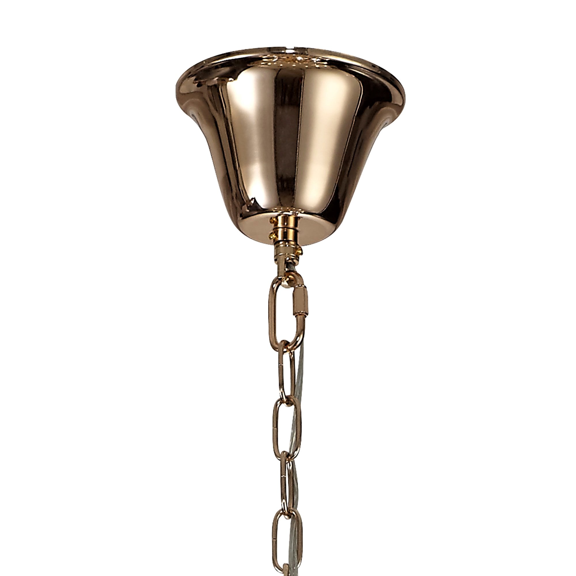 Diyas Armand Pendant 6+3+3 Light E14 - French Gold/Crystal