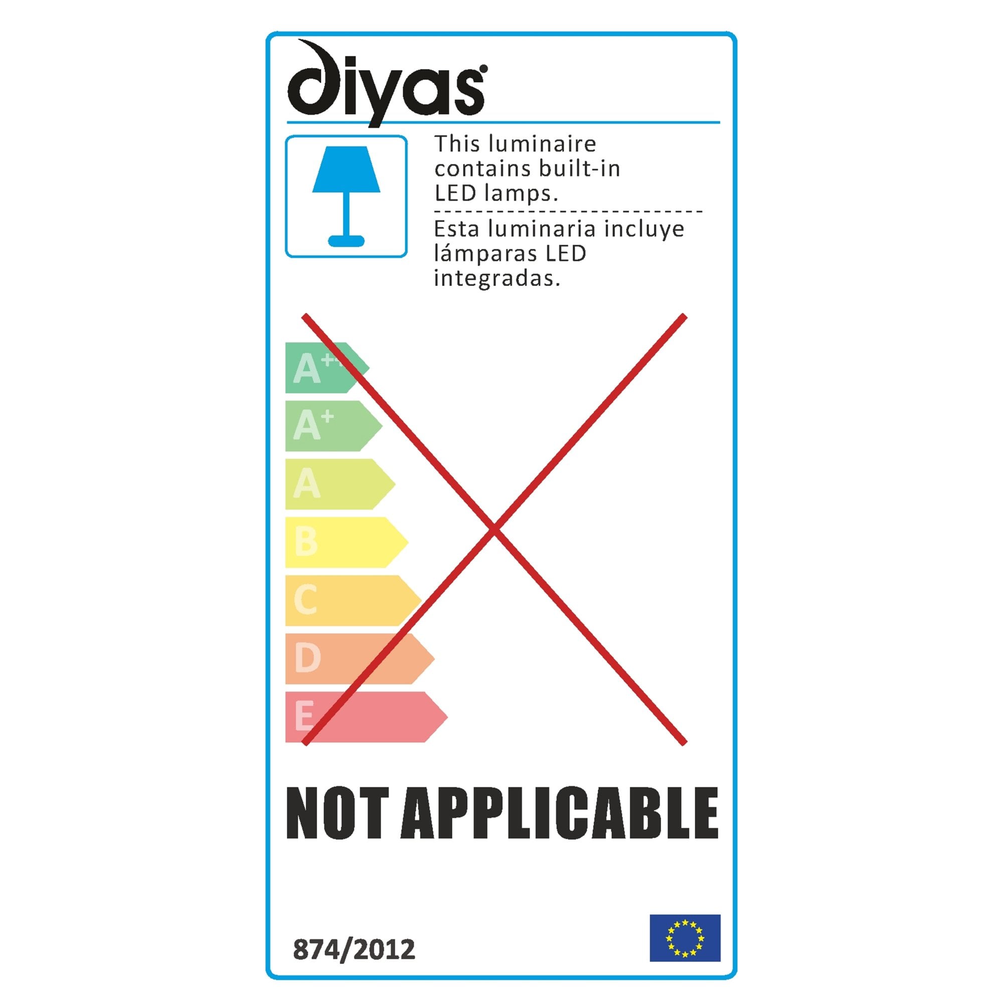 Diyas ILS10701 Clip On Crystal Ring Shade - Polished Chrome - 8.5/12cm - Shade Only