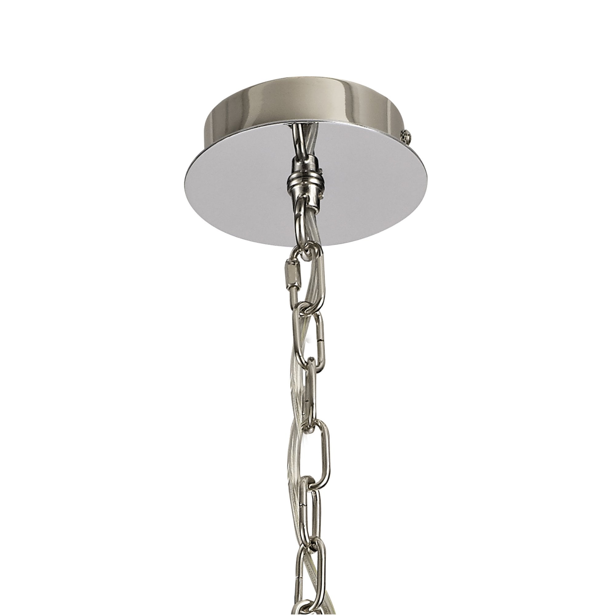 Fabula Heathcote 3 Light Pendant/Semi-Flush Light - Polished Nickel