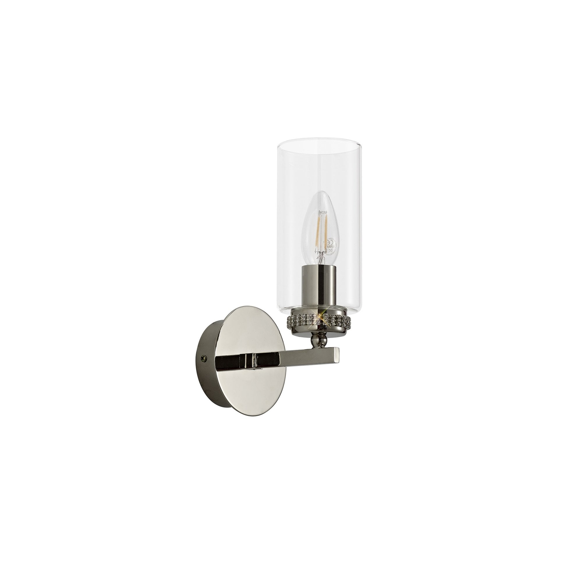 Fabula Heathcote Single Wall Lamp - Polished Nickel