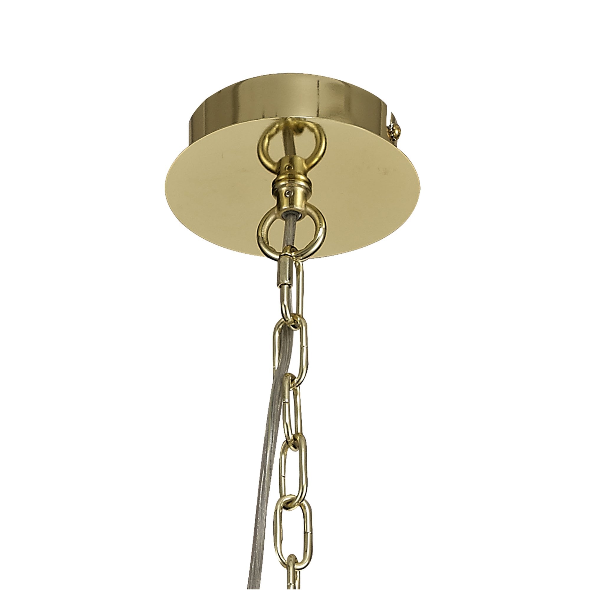 Fabula Heathcote 3 Light Pendant/Semi-Flush Light - Polished Gold