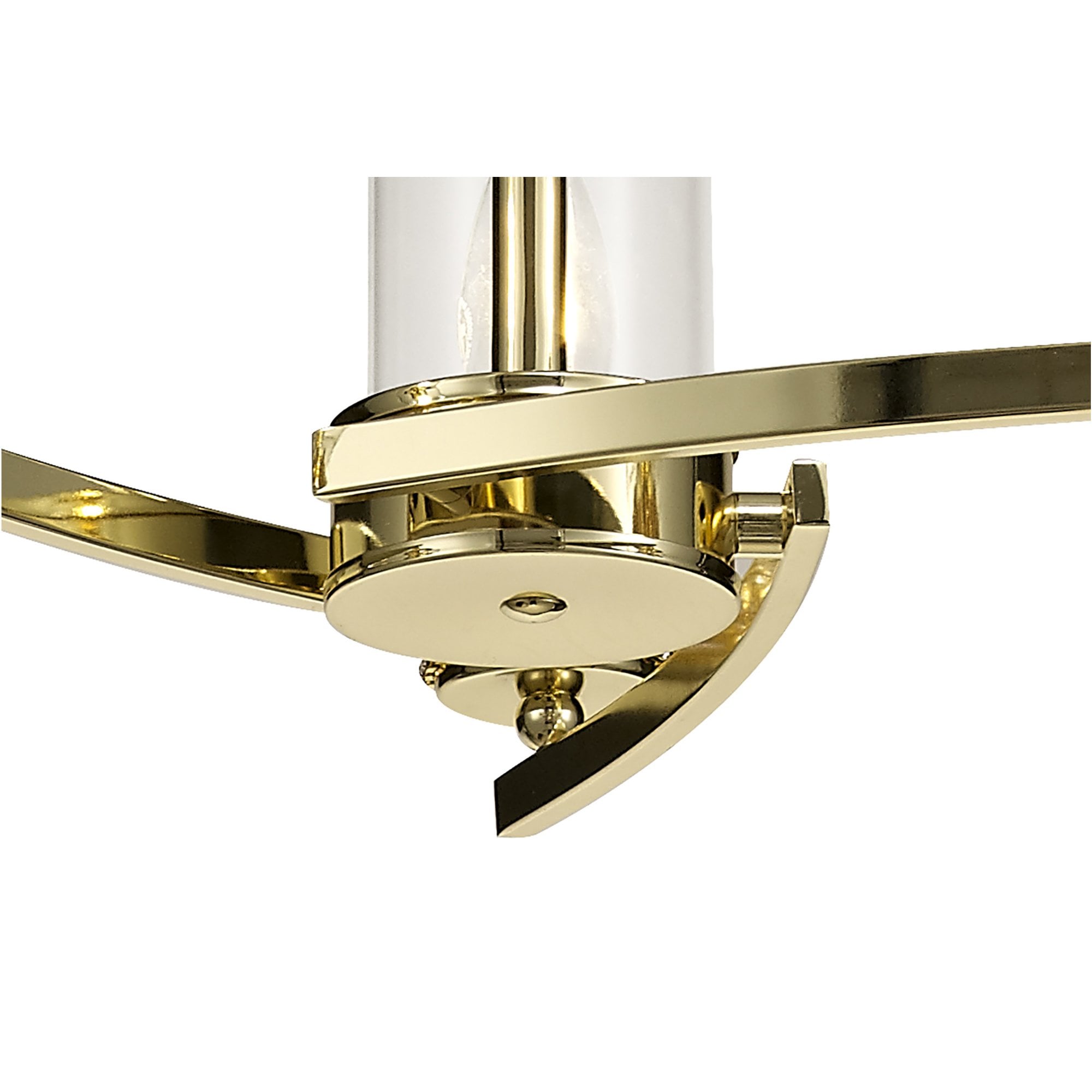 Fabula Heathcote 3 Light Pendant/Semi-Flush Light - Polished Gold