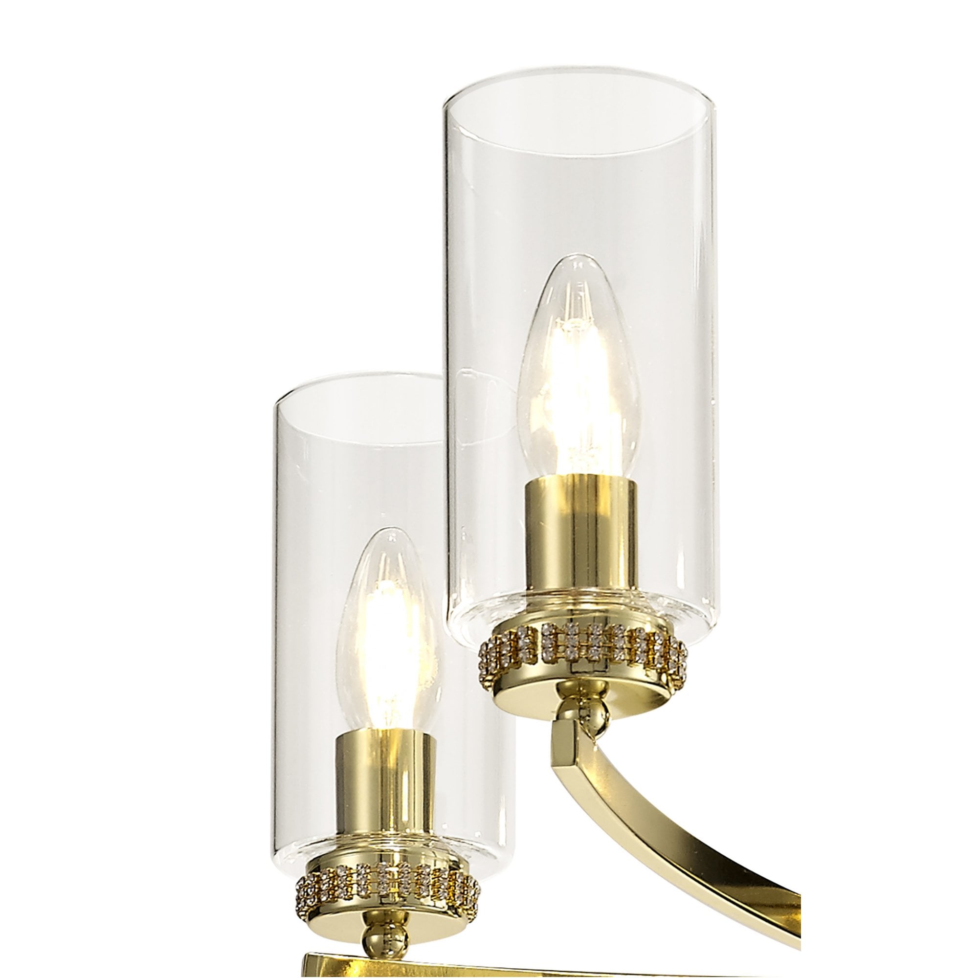 Fabula Heathcote 5 Light Pendant/Semi-Flush Light - Polished Gold