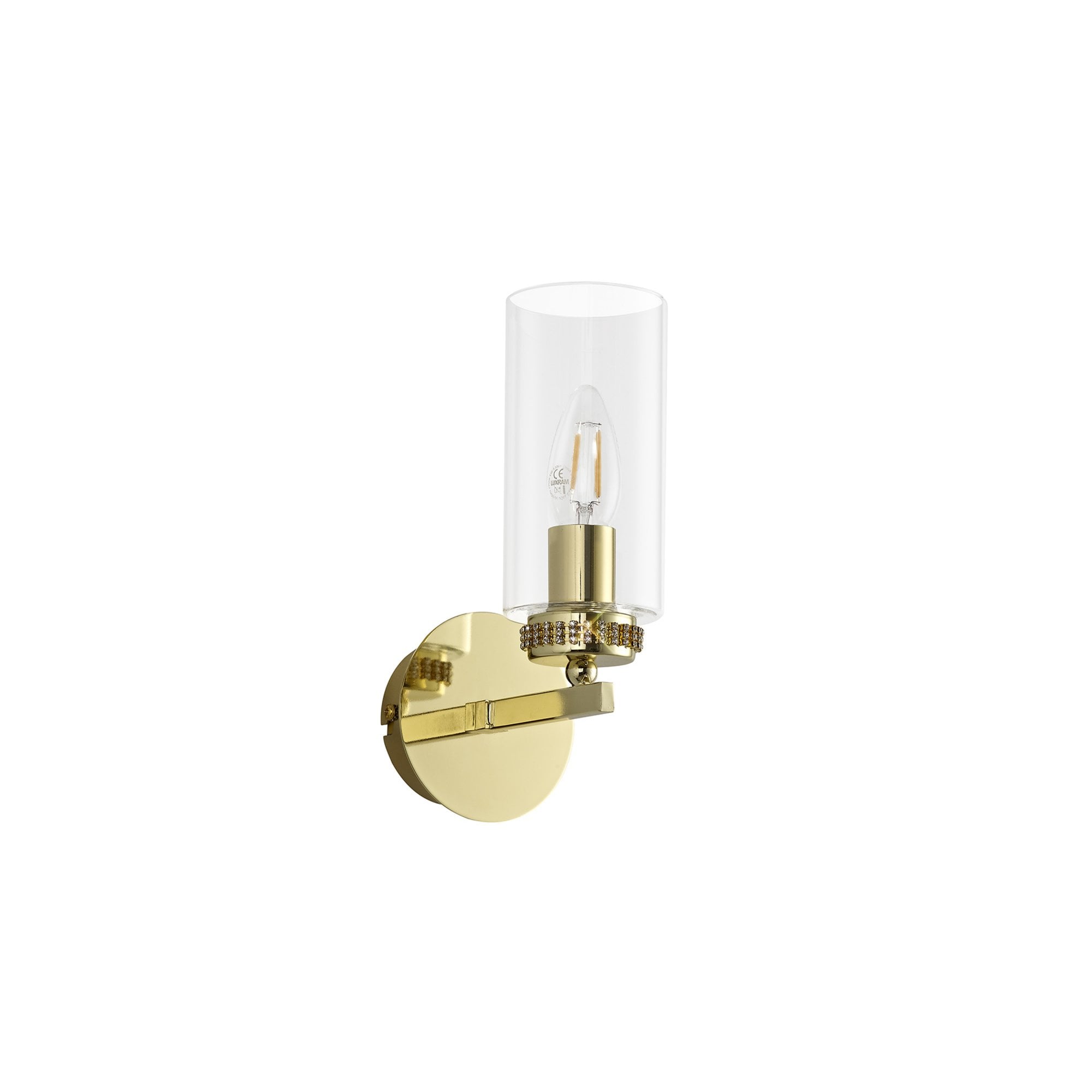 Fabula Heathcote Single Wall Lamp - Polished Gold