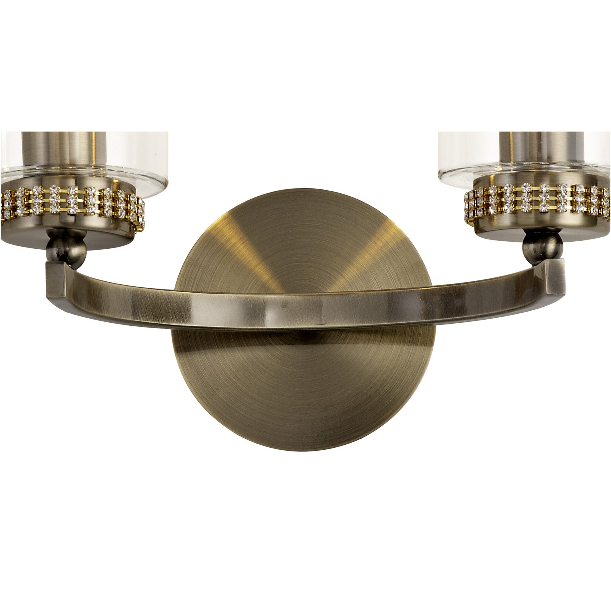 Fabula Heathcote 2 Light Wall Lamp - Antique Brass