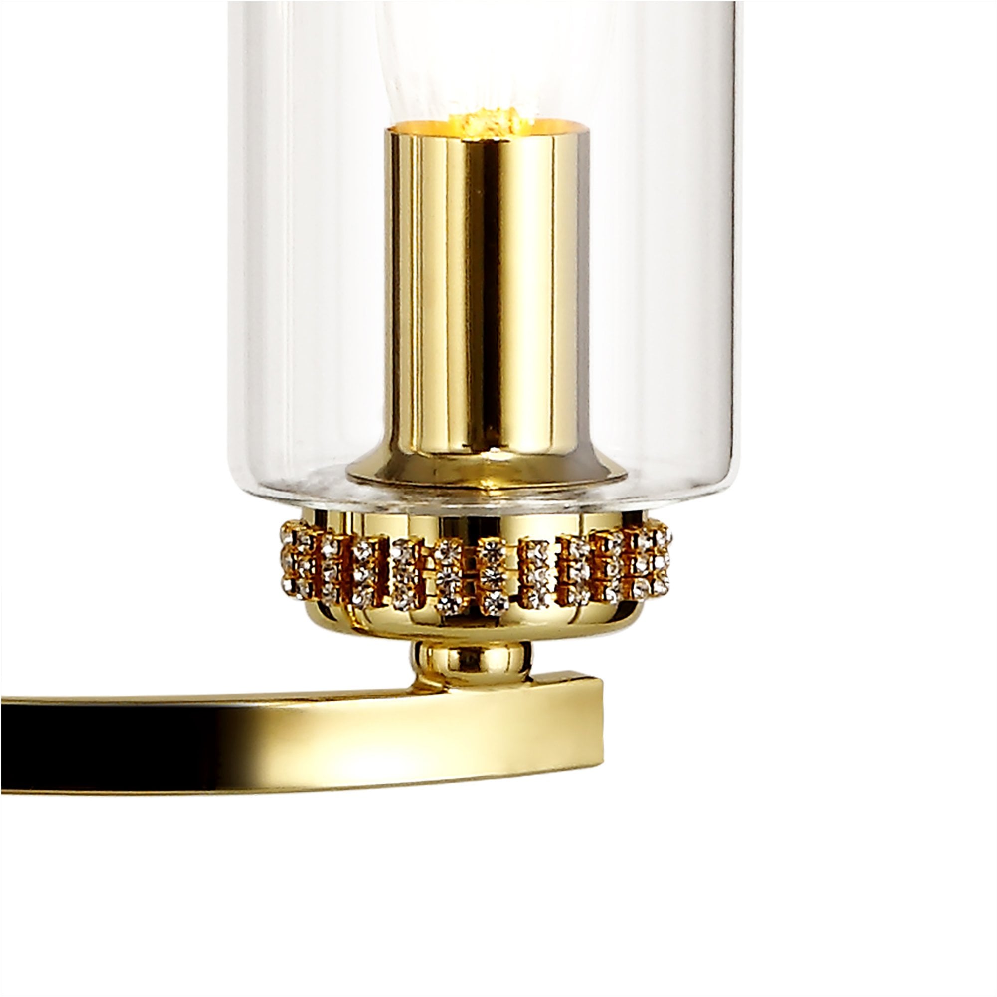 Fabula Heathcote 2 Light Table Lamp - Polished Gold