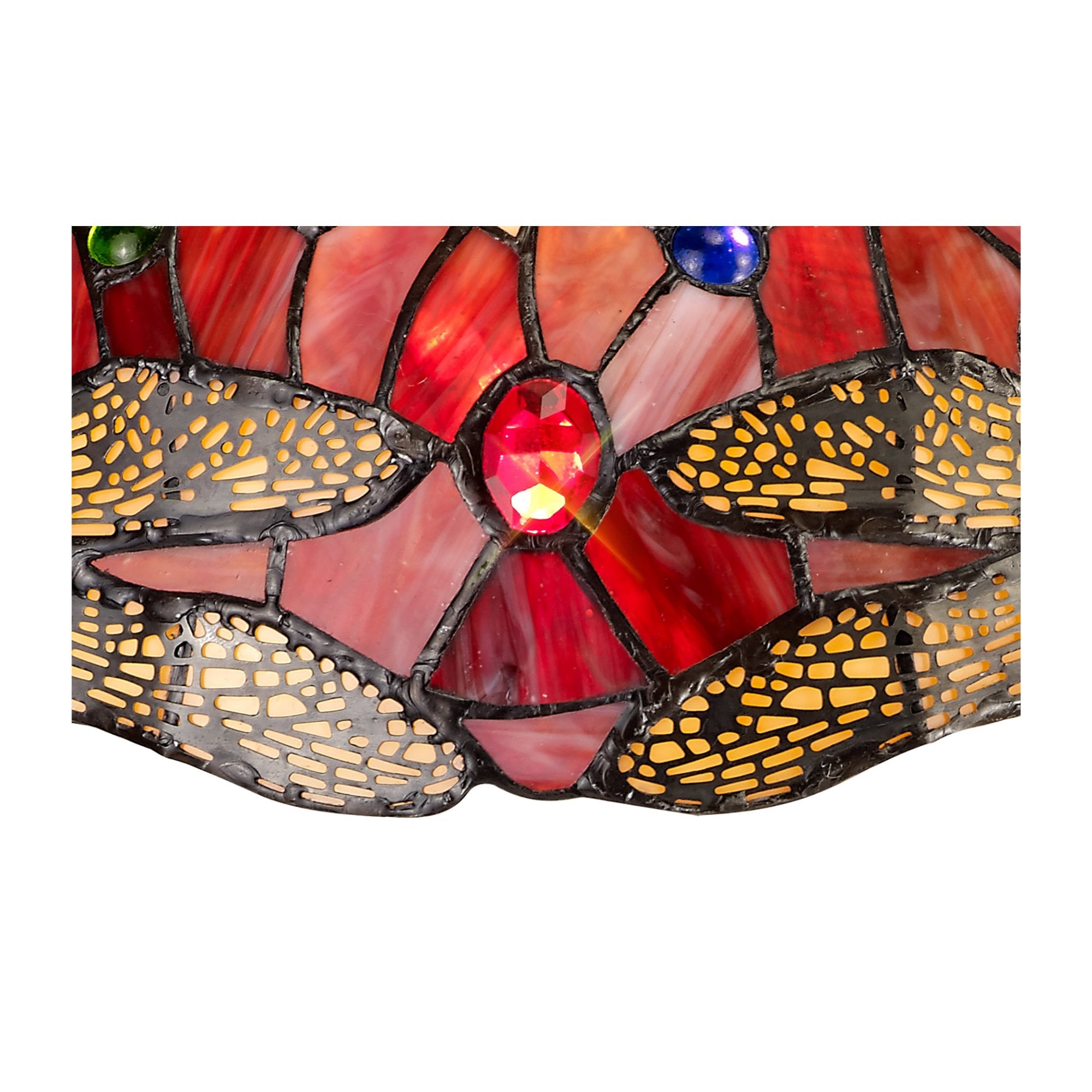 Fabula Hornbeam 30cm Tiffany Shade - Purple & Pink - Shade Only