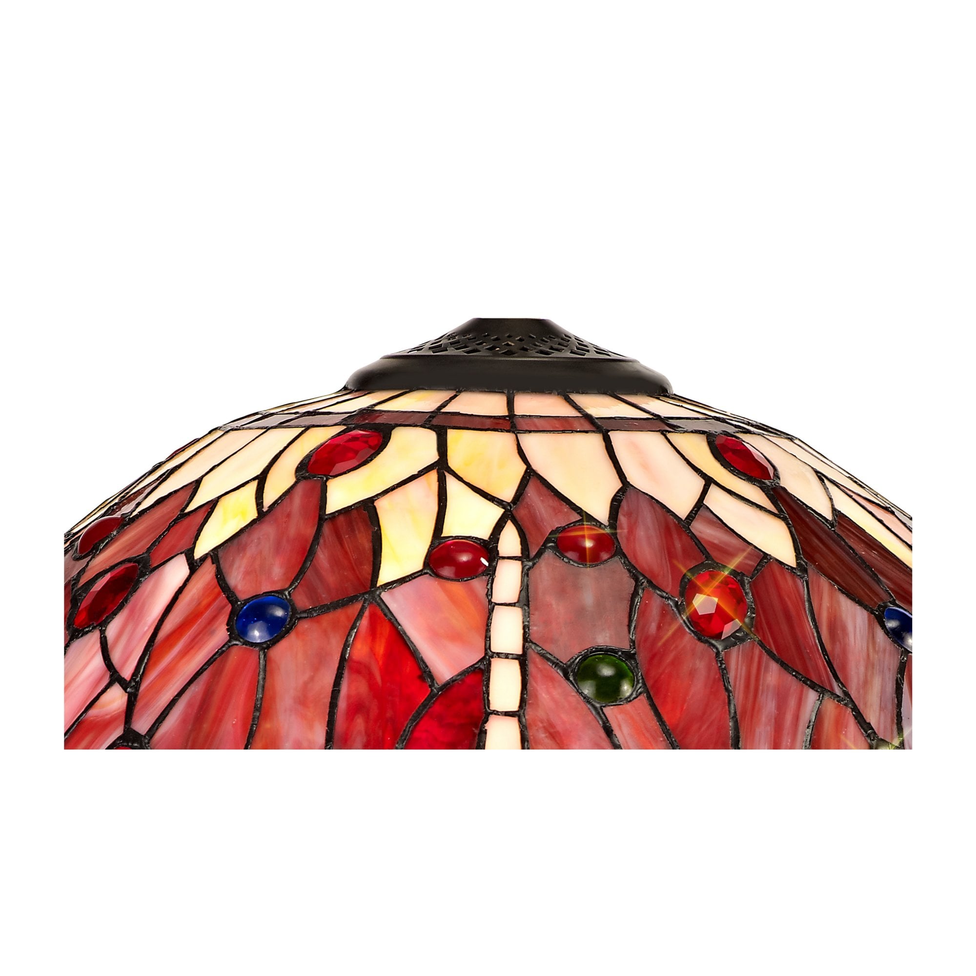 Fabula Hornbeam 40cm Tiffany Shade - Purple & Pink - Shade Only