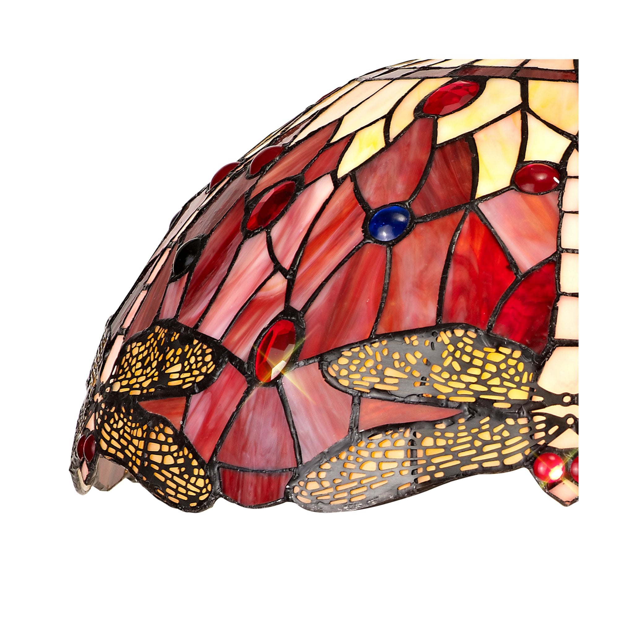 Fabula Hornbeam 40cm Tiffany Shade - Purple & Pink - Shade Only