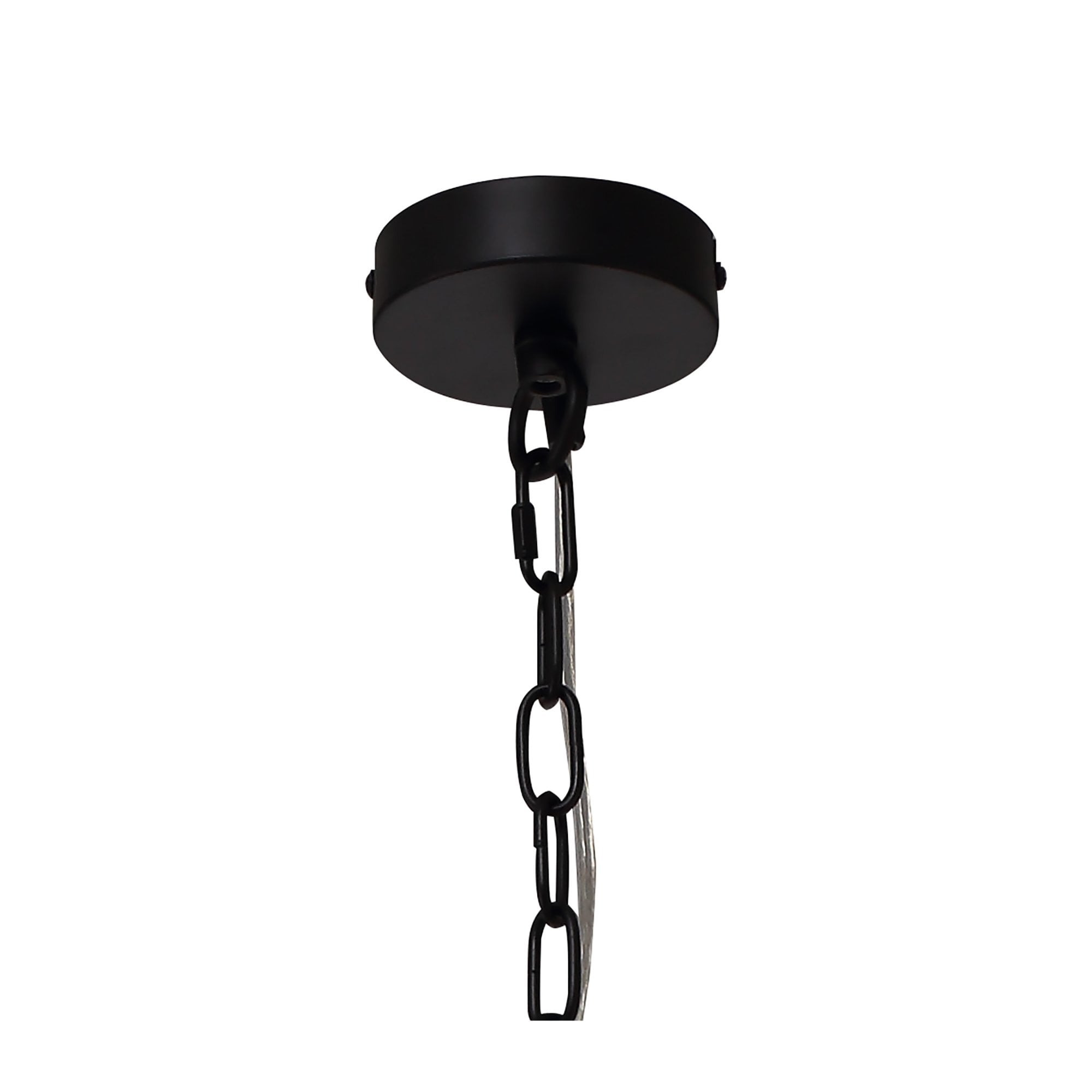 Fabula Elmhurst Pendant - Matt Black & Smoked Glass