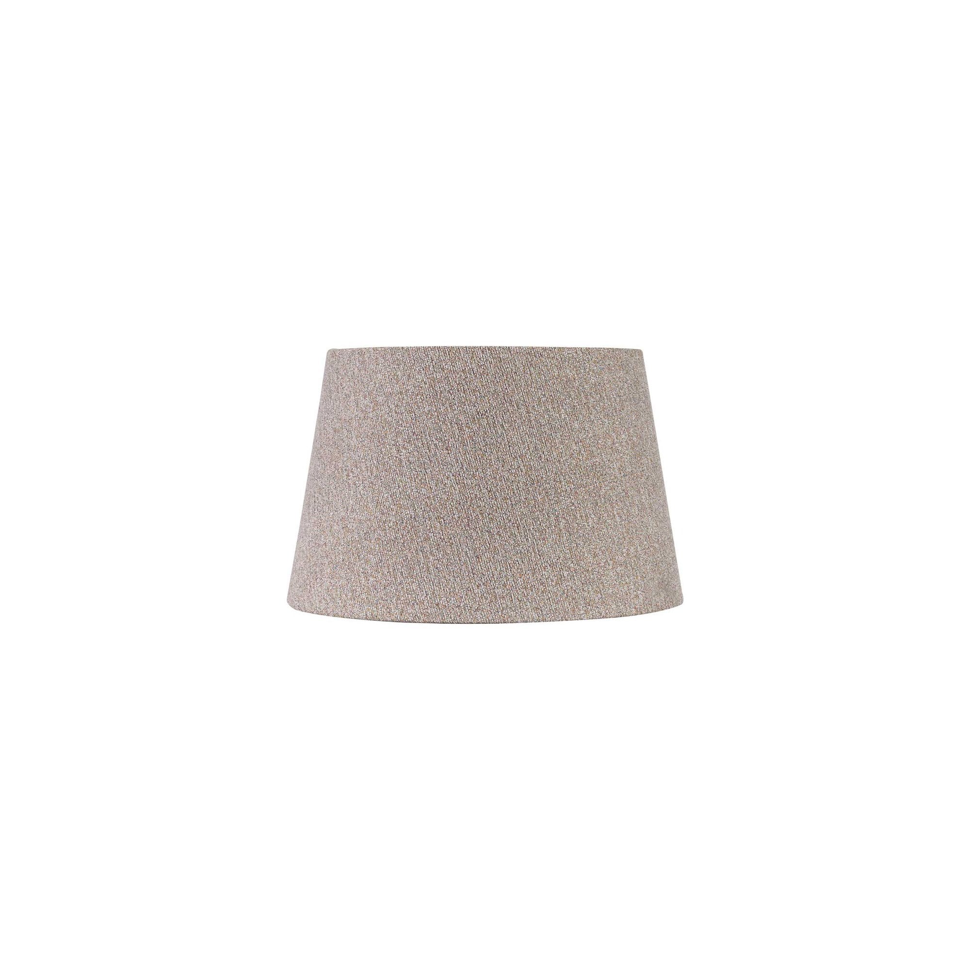 Fabula Buckhurst Round 280/350 x 220mm Fabric Shade - Multi & White Laminate - Shade Only