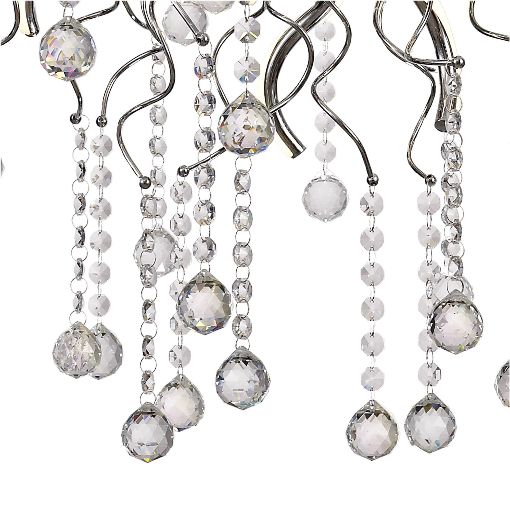 Fabula Alderton Dimmable 12 Light LED Flush Light - Polished Chrome