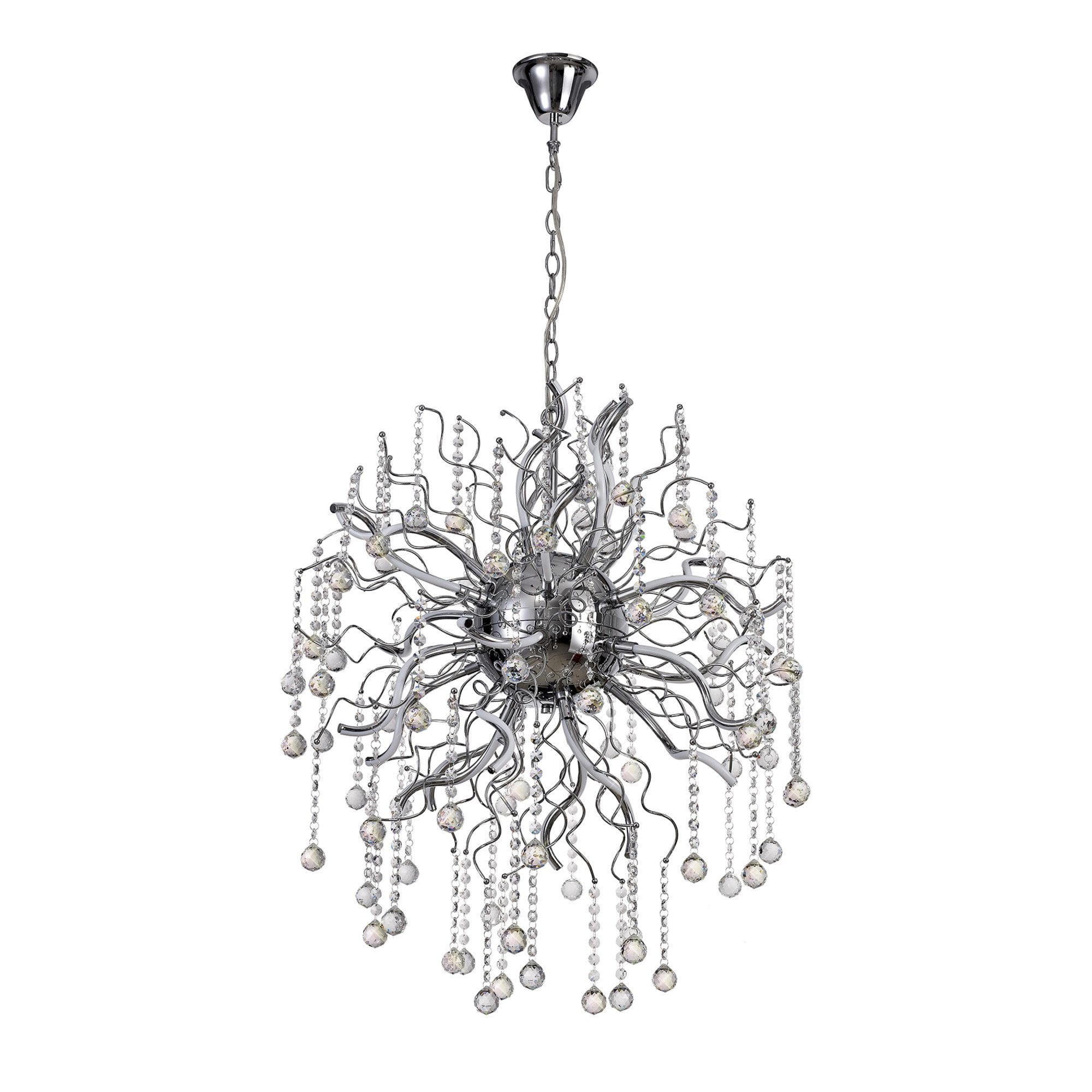 Fabula Alderton Dimmable 24 Light LED Pendant - Polished Chrome