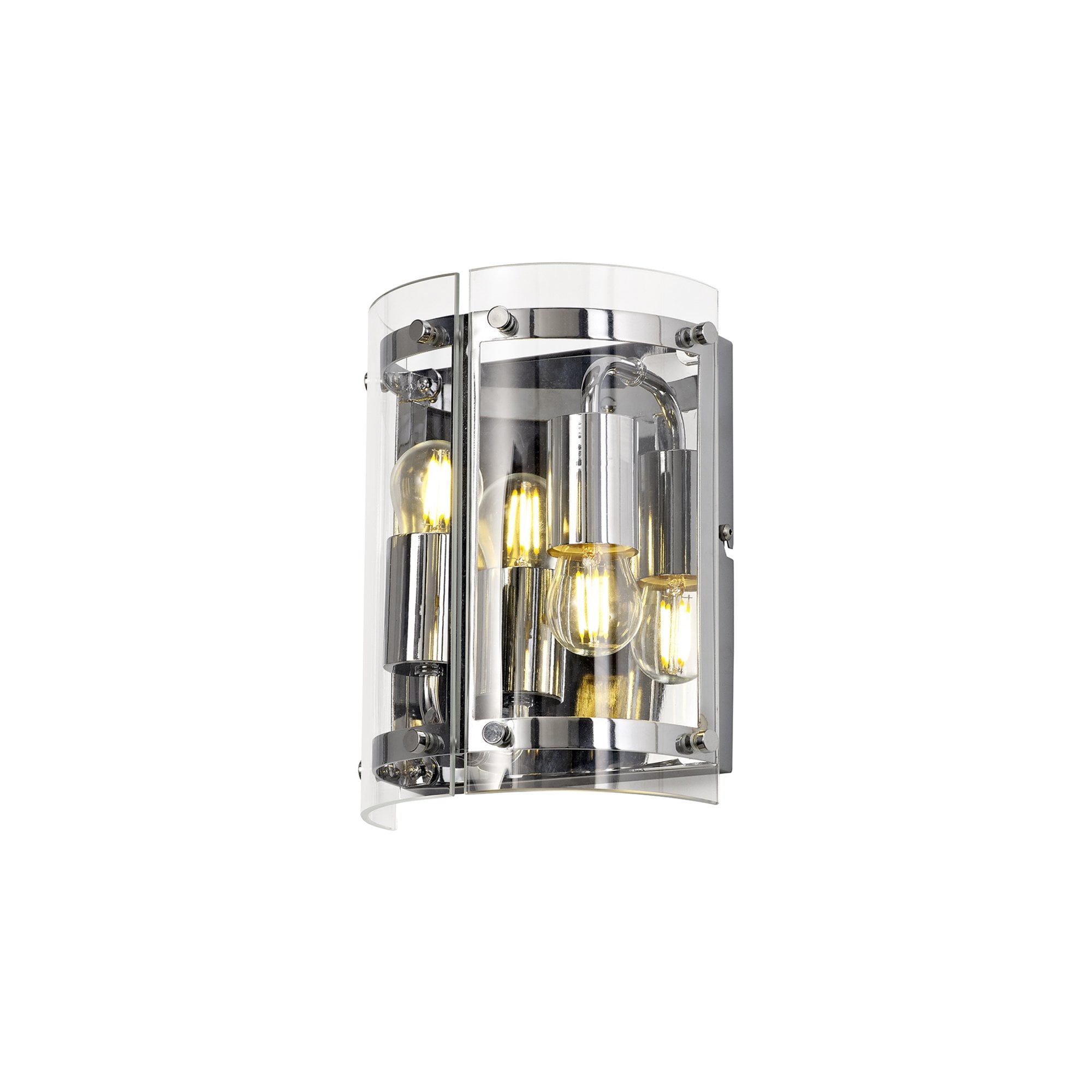 Fabula Regents 2 Light Wall Light - Polished Chrome