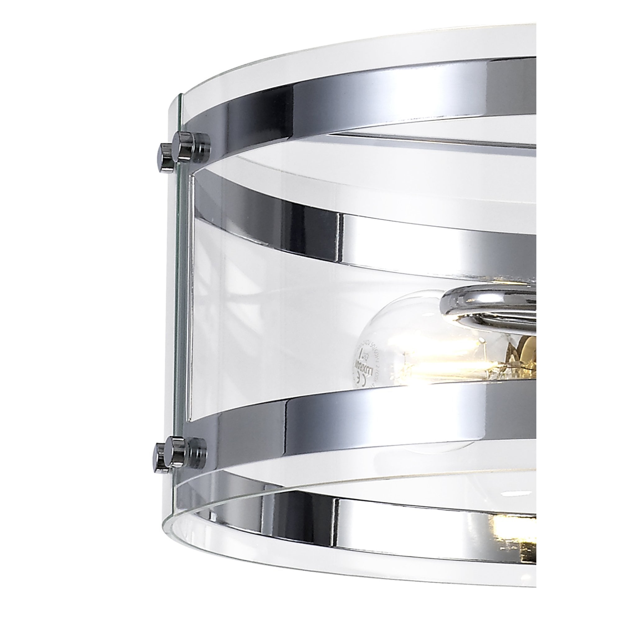 Fabula Regents 2 Light Pendant - Polished Chrome