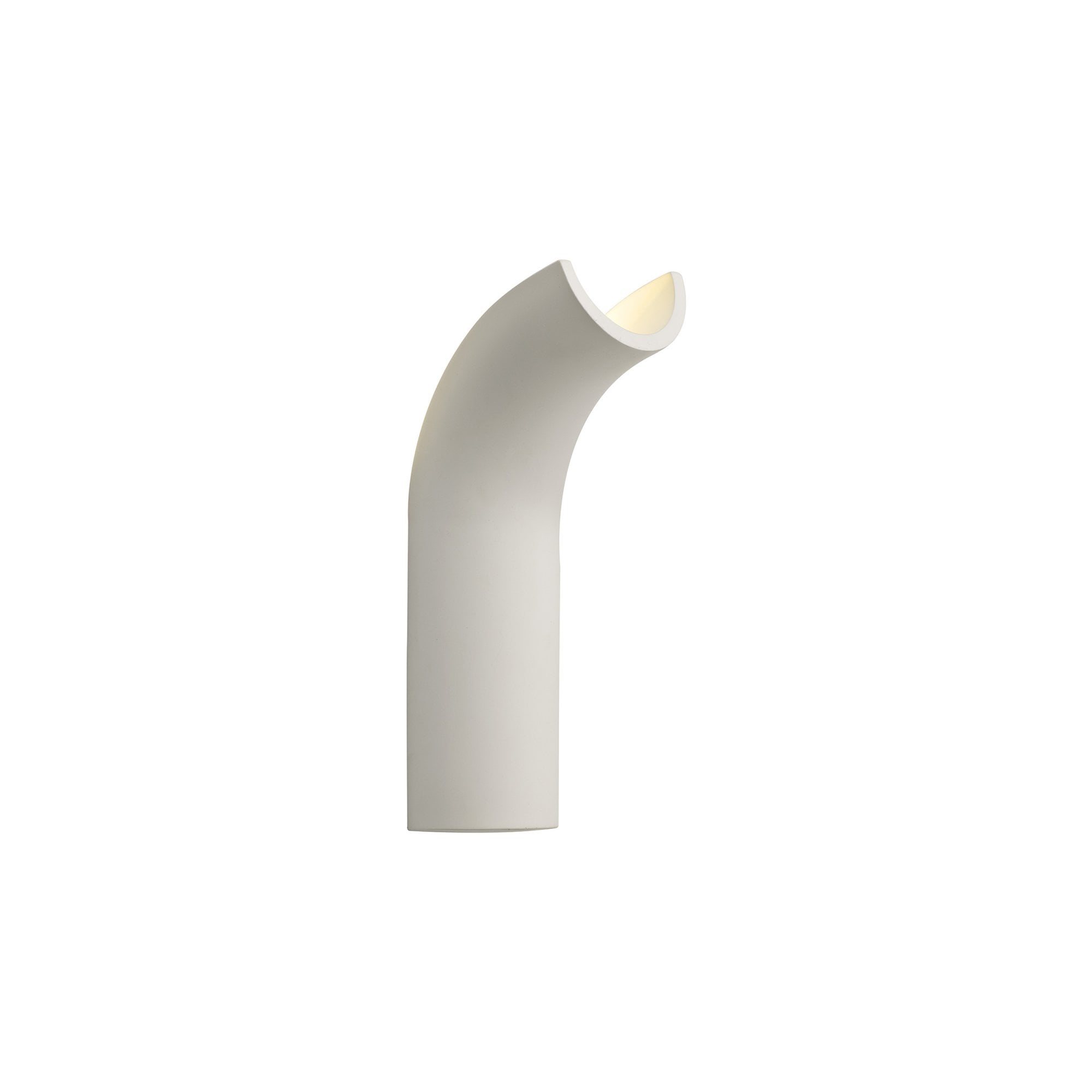 Fabula Theydon LED Uplighter Wall Lamp - White Paintable Gypsum