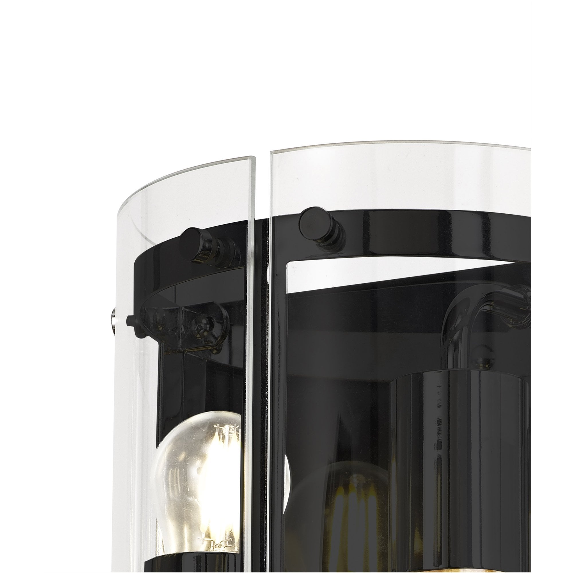 Fabula Regents 2 Light Wall Light - Matt Black