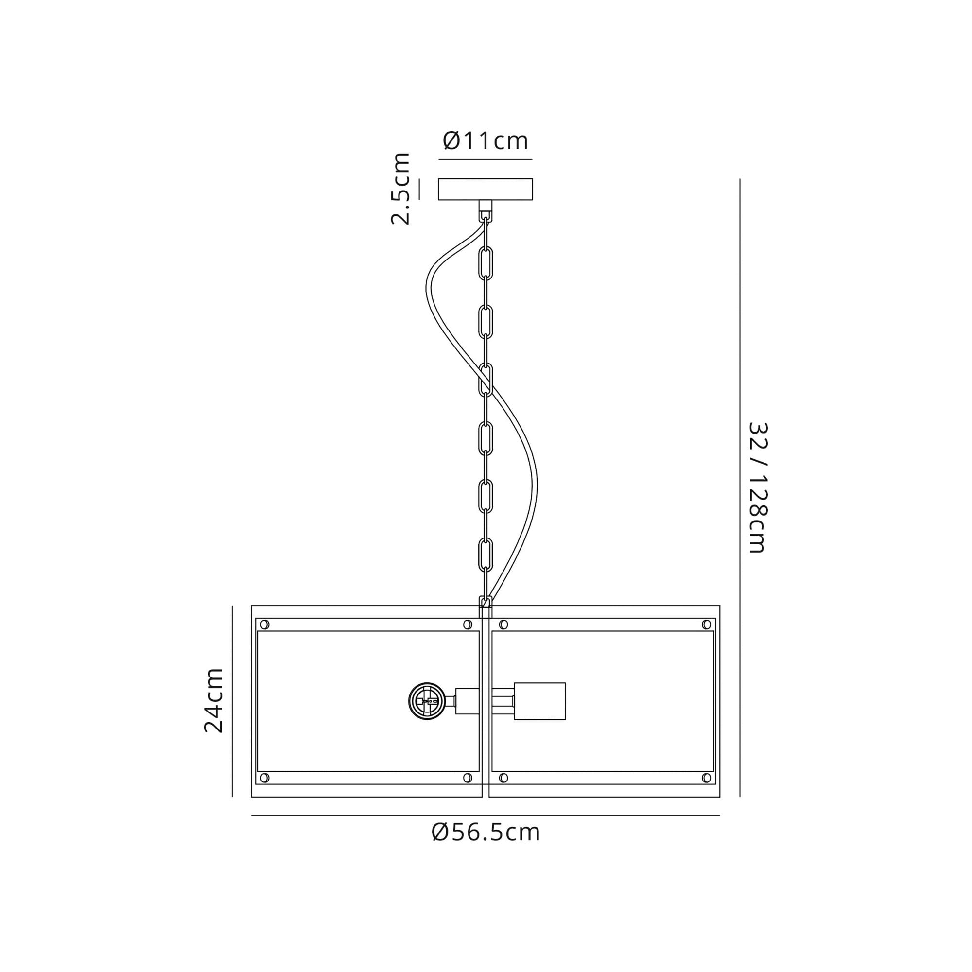 Fabula Regents 4 Light Pendant - Matt Black