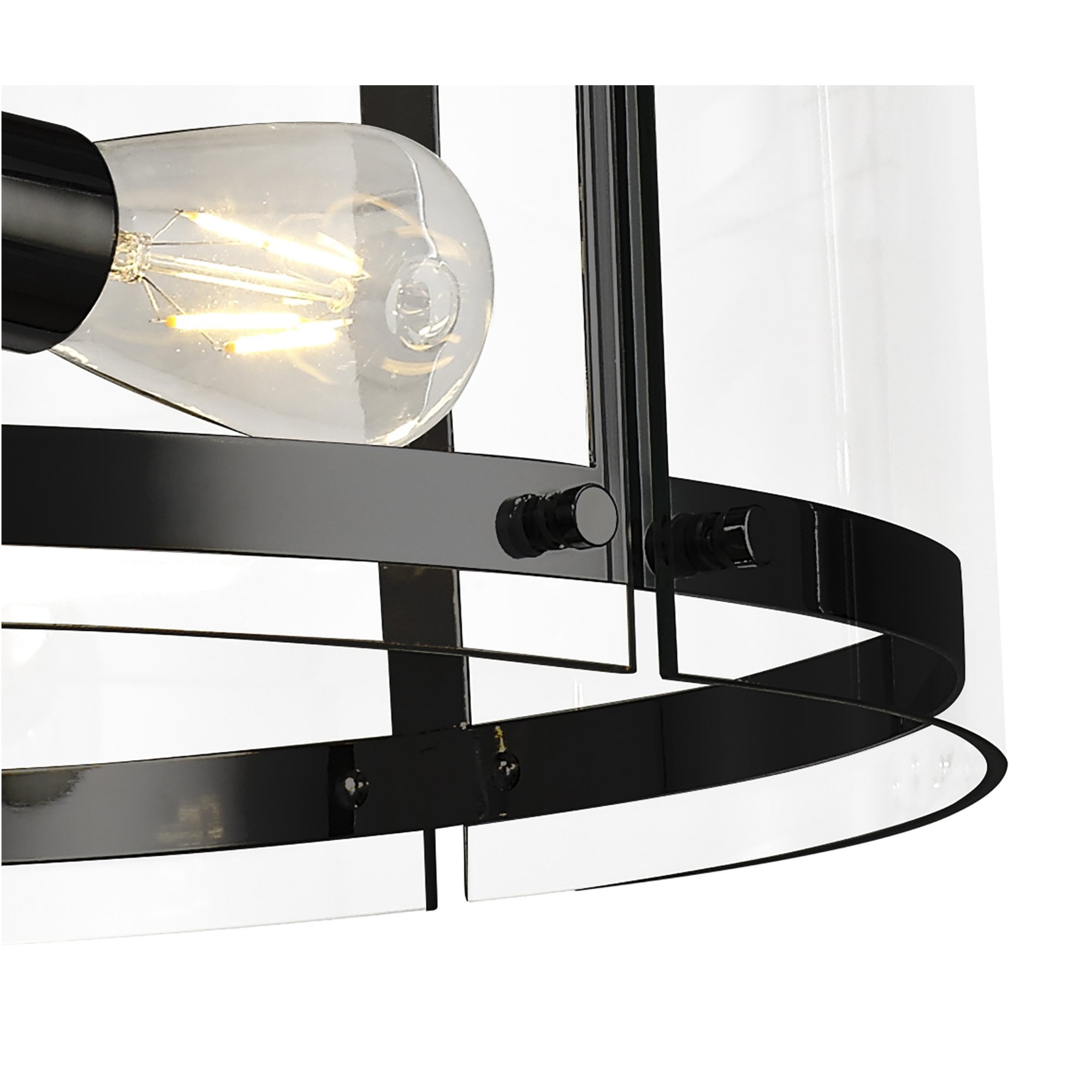 Fabula Regents 4 Light Pendant - Matt Black