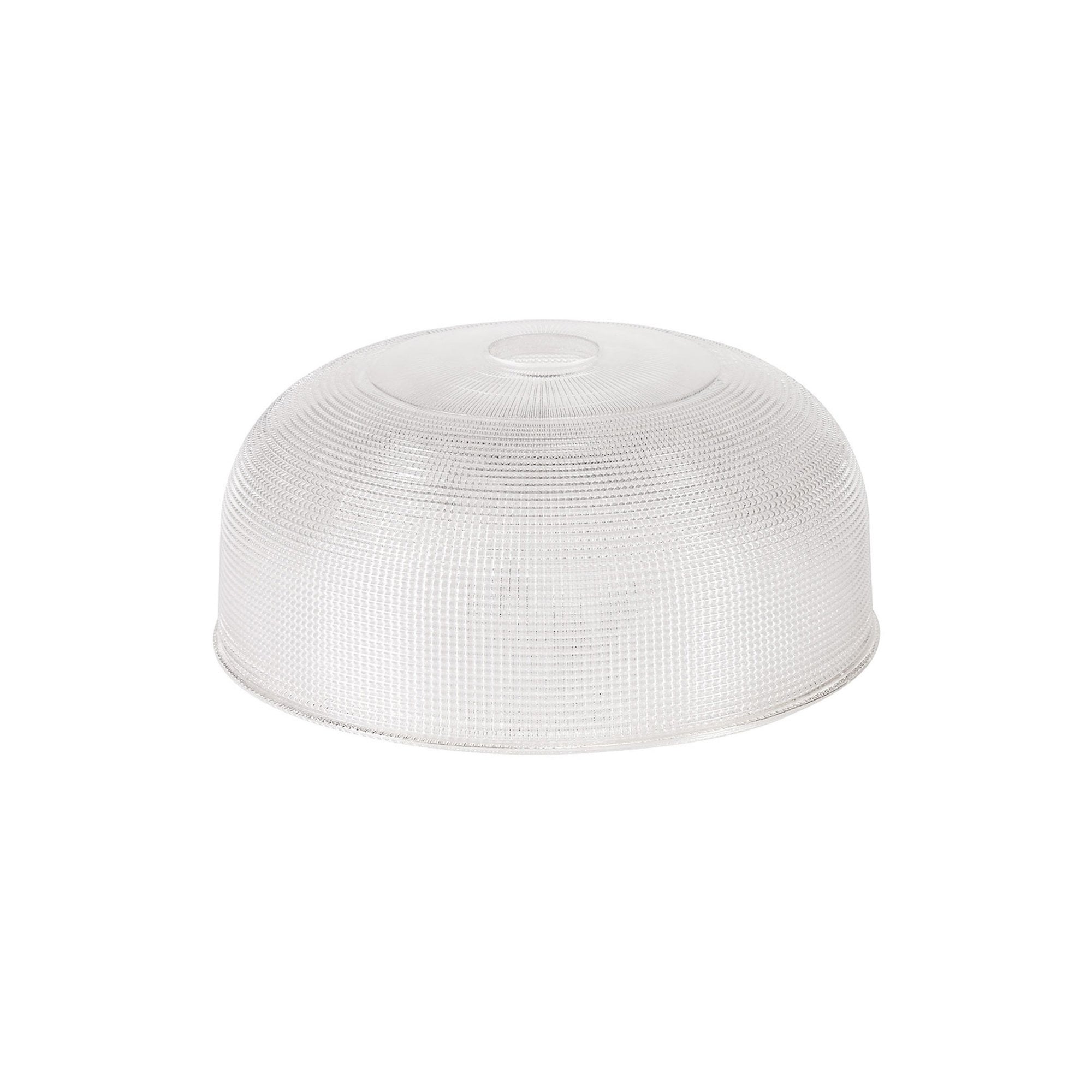 Fabula Epping 26.5cm Round Shade - Prismatic Effect Clear Glass - Shade Only