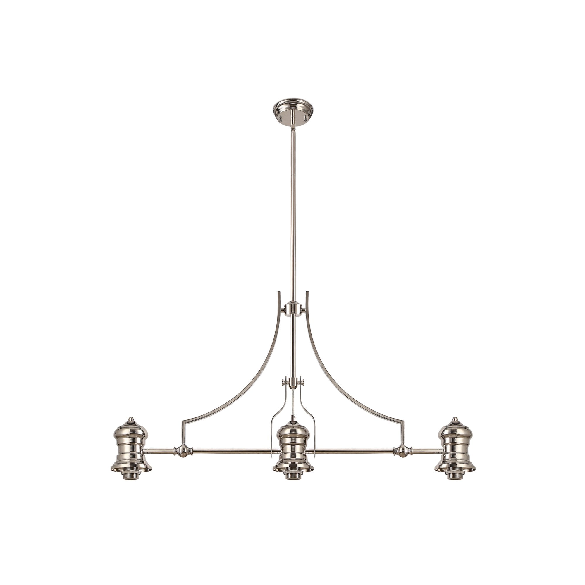 Fabula Epping Linear Pendant Frame - Polished Nickel - Frame Only