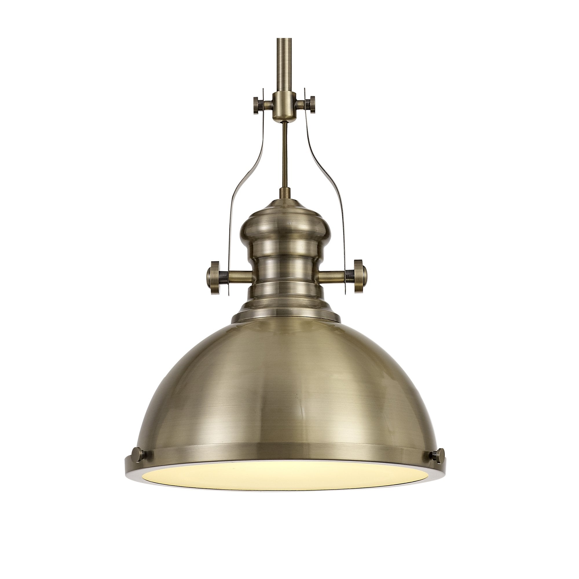 Fabula Epping Single Pendant - Antique Brass
