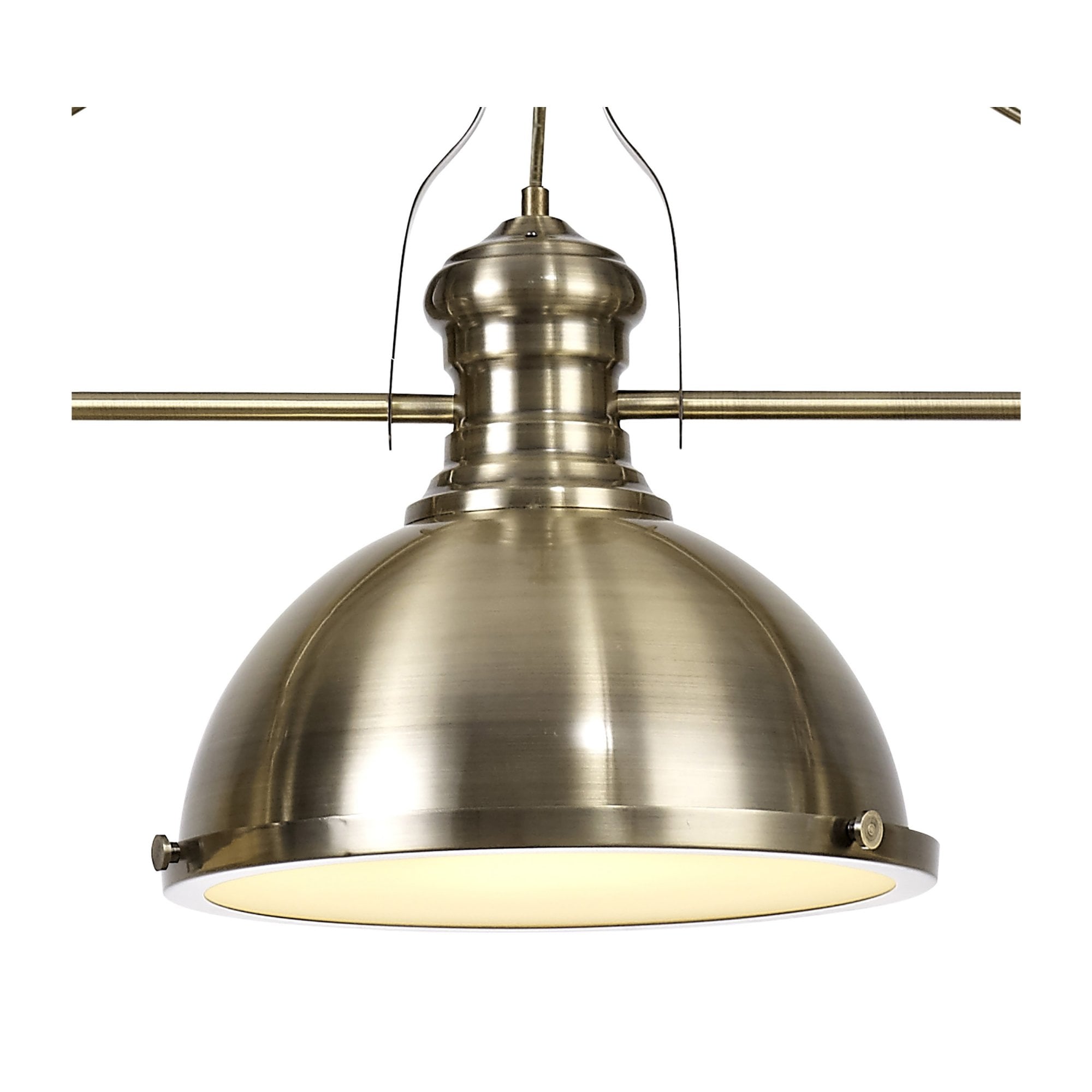 Fabula Epping 3 Light Linear Pendant - Antique Brass