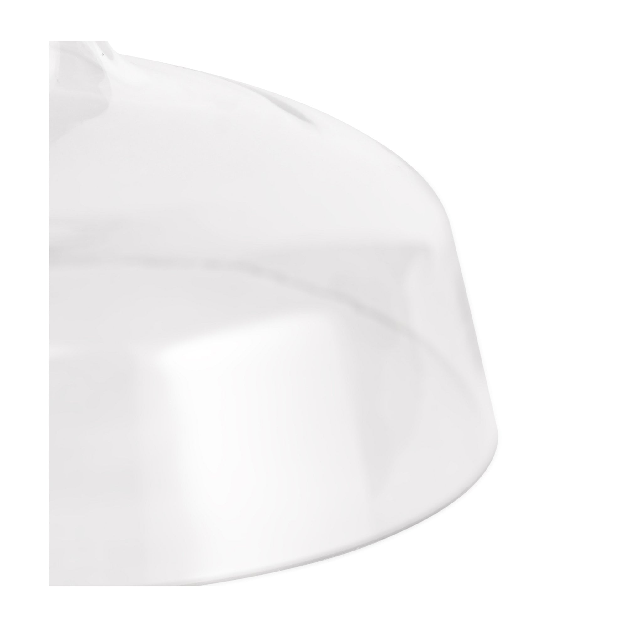 Fabula Epping 38cm Flat Round Shade - Clear Glass - Shade Only