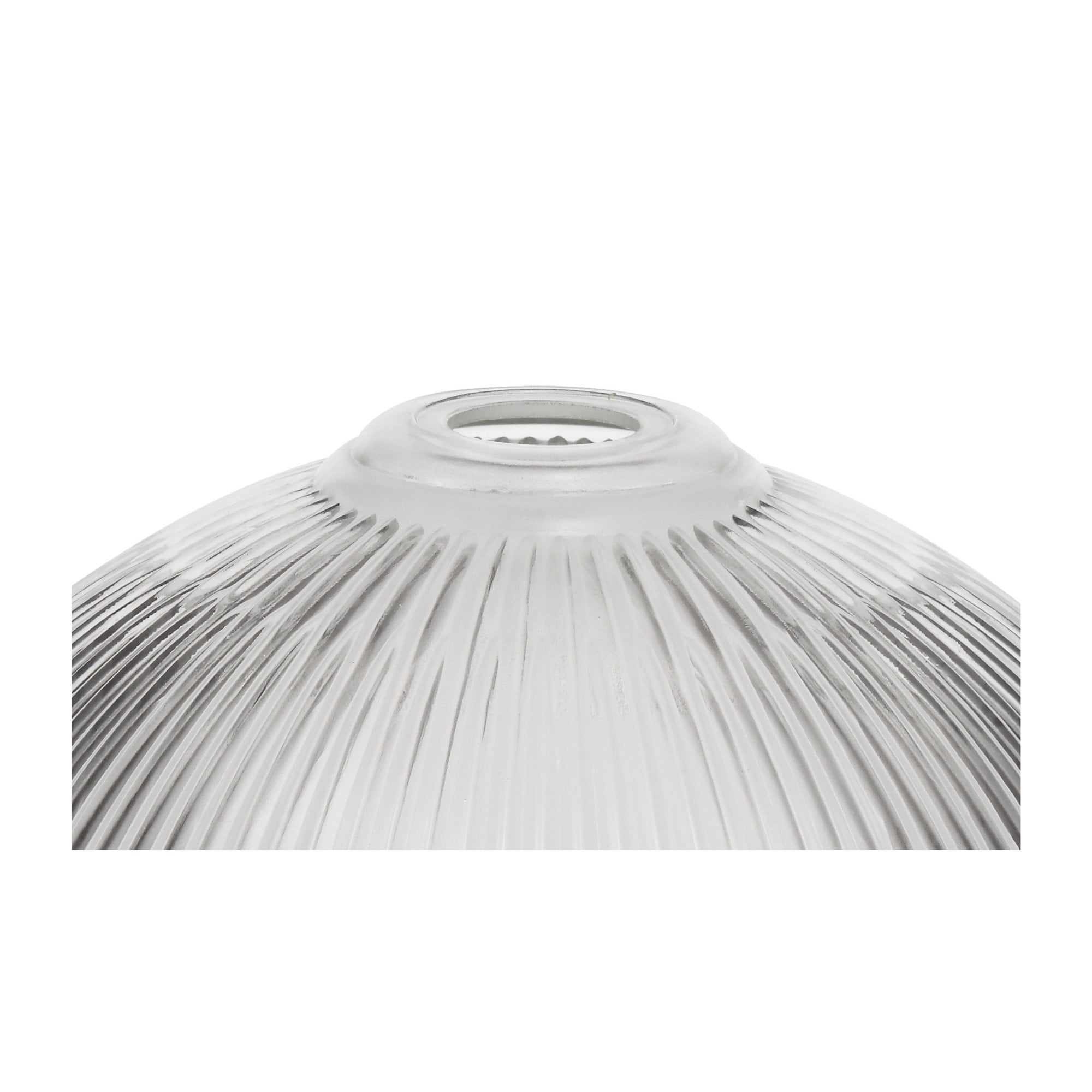 Fabula Epping 38cm Dome Shade - Clear Glass - Shade Only